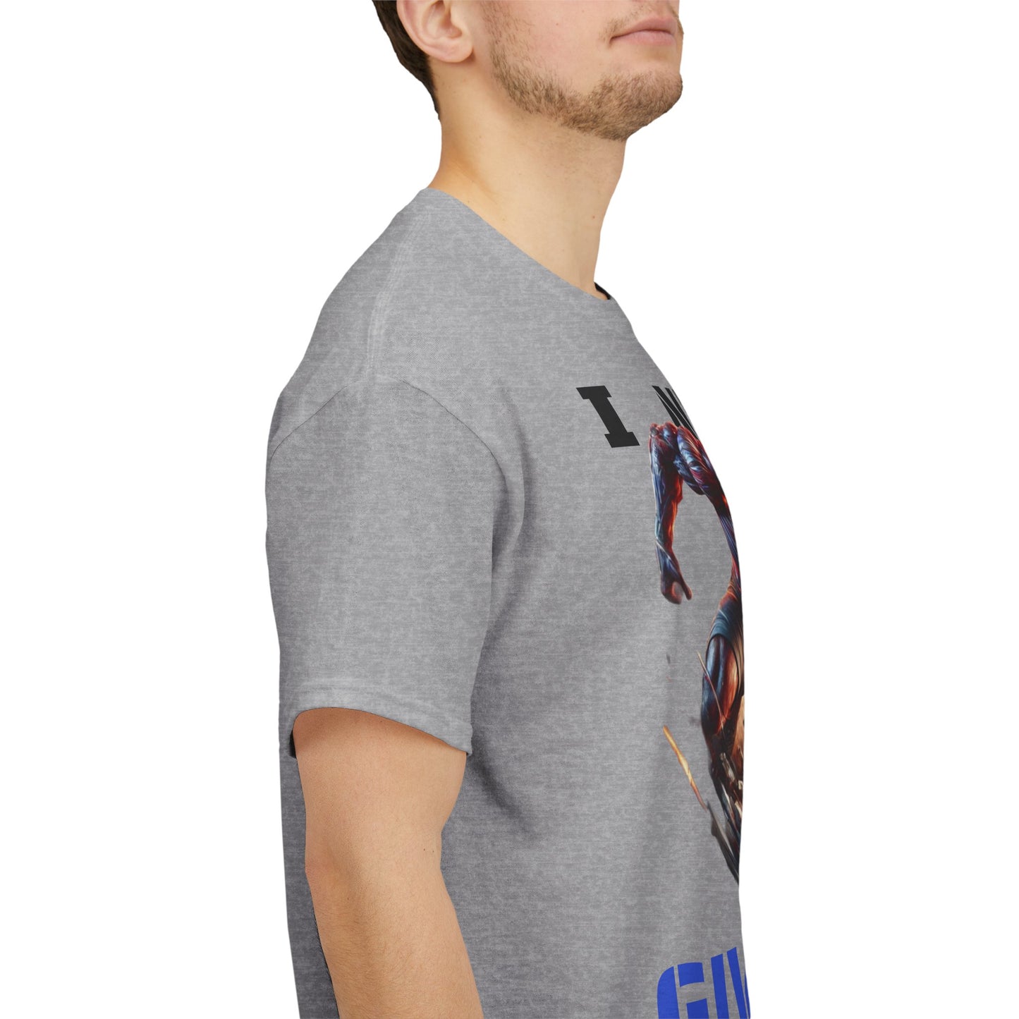 CAMISETA HOMBRE ALFA "I NEVER GIVE UP".(USA).