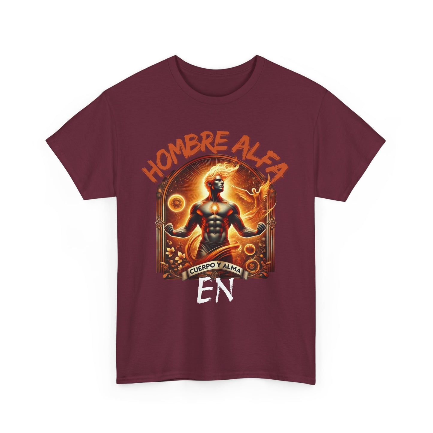 CAMISETA HOMBRE ALFA " EN CUERPO Y ALMA".(USA).
