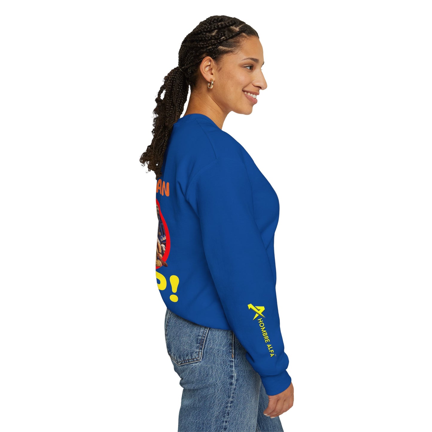 SUDADERA HOMBRE ALFA "ELLAS DESPRECIAN AL SIMP"(USA).