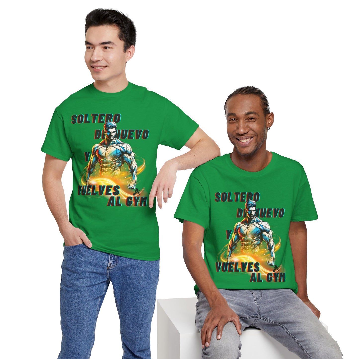 CAMISETA HOMBRE ALFA "SOLTERO DE NUEVO.."(EUROPA)