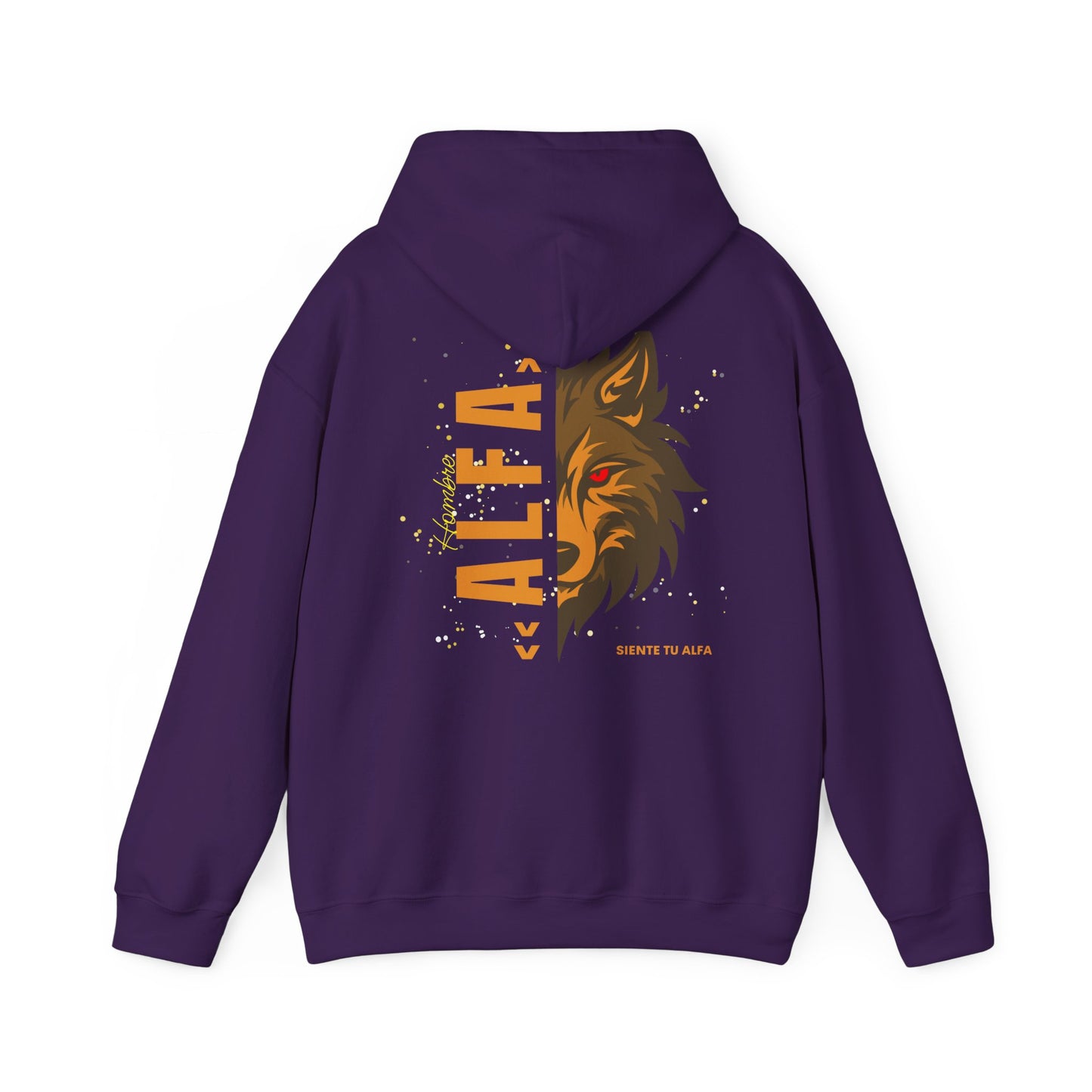 SUDADERA CON GORRO "SIENTE TU ALFA". (EUROPA).