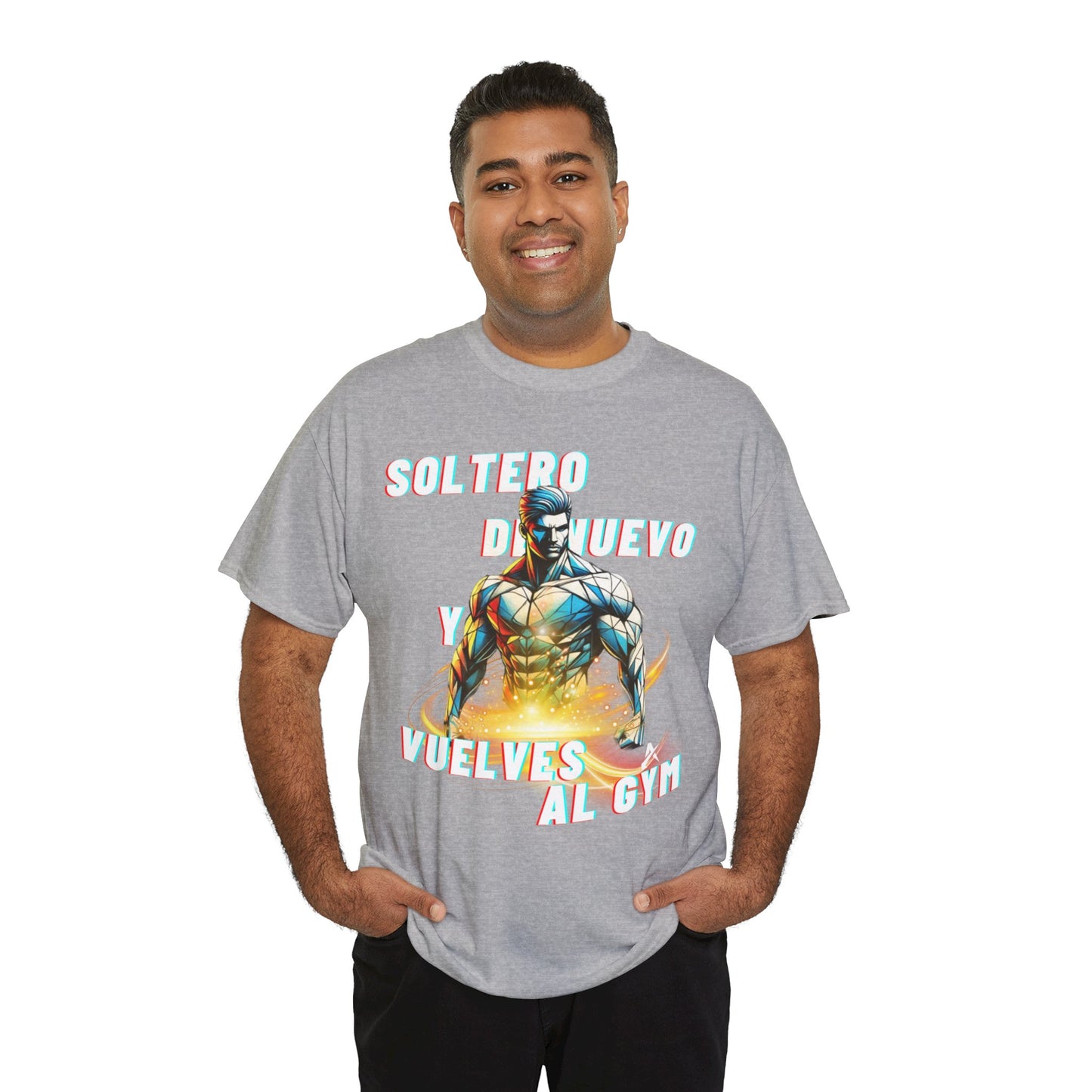 CAMISETA HOMBRE ALFA "SOLTERO DE NUEVO.."(EUROPA)
