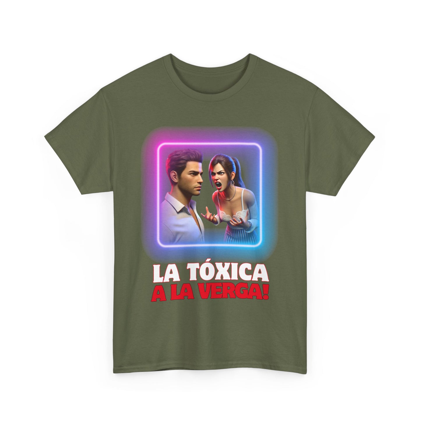 CAMISETA HOMBRE ALFA "LA TÓXICA A LA VERGA".(EUROPA).