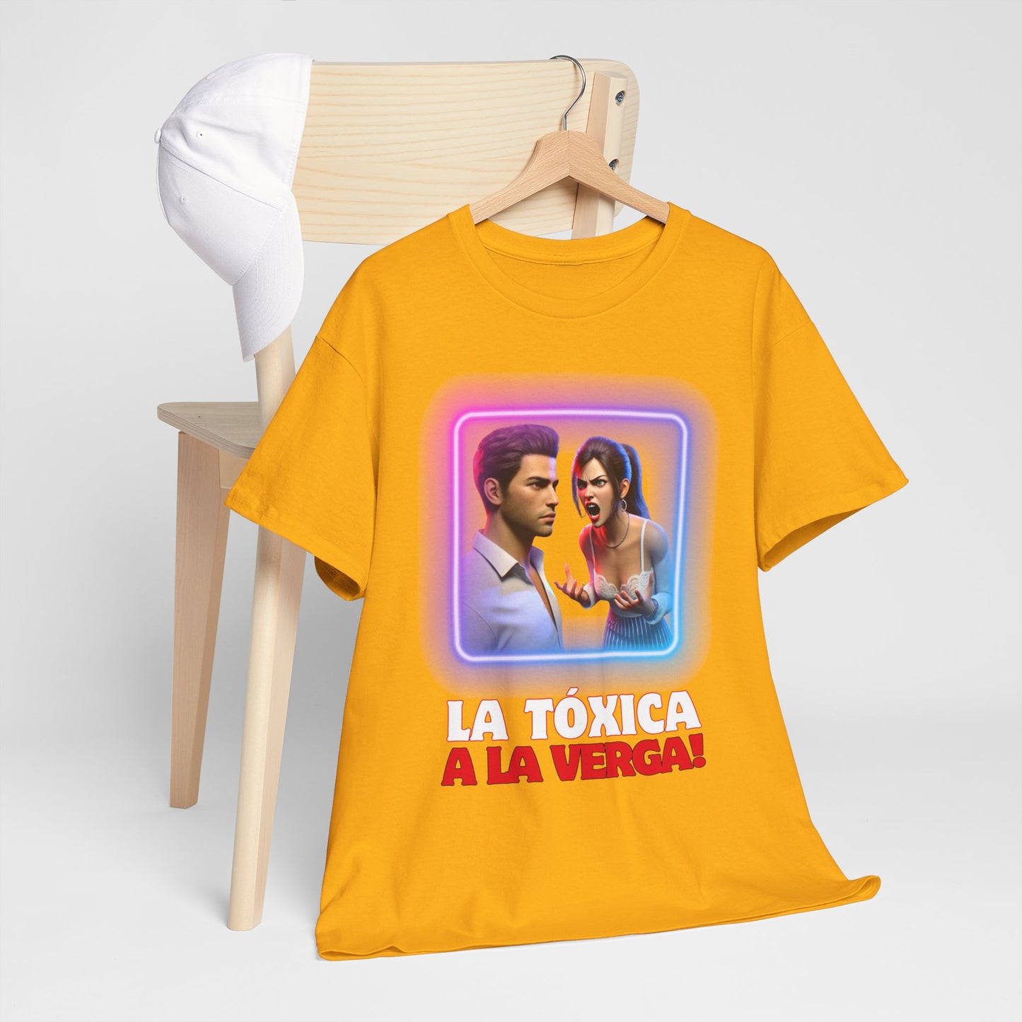 CAMISETA HOMBRE ALFA "LA TÓXICA A LA VERGA".(EUROPA).