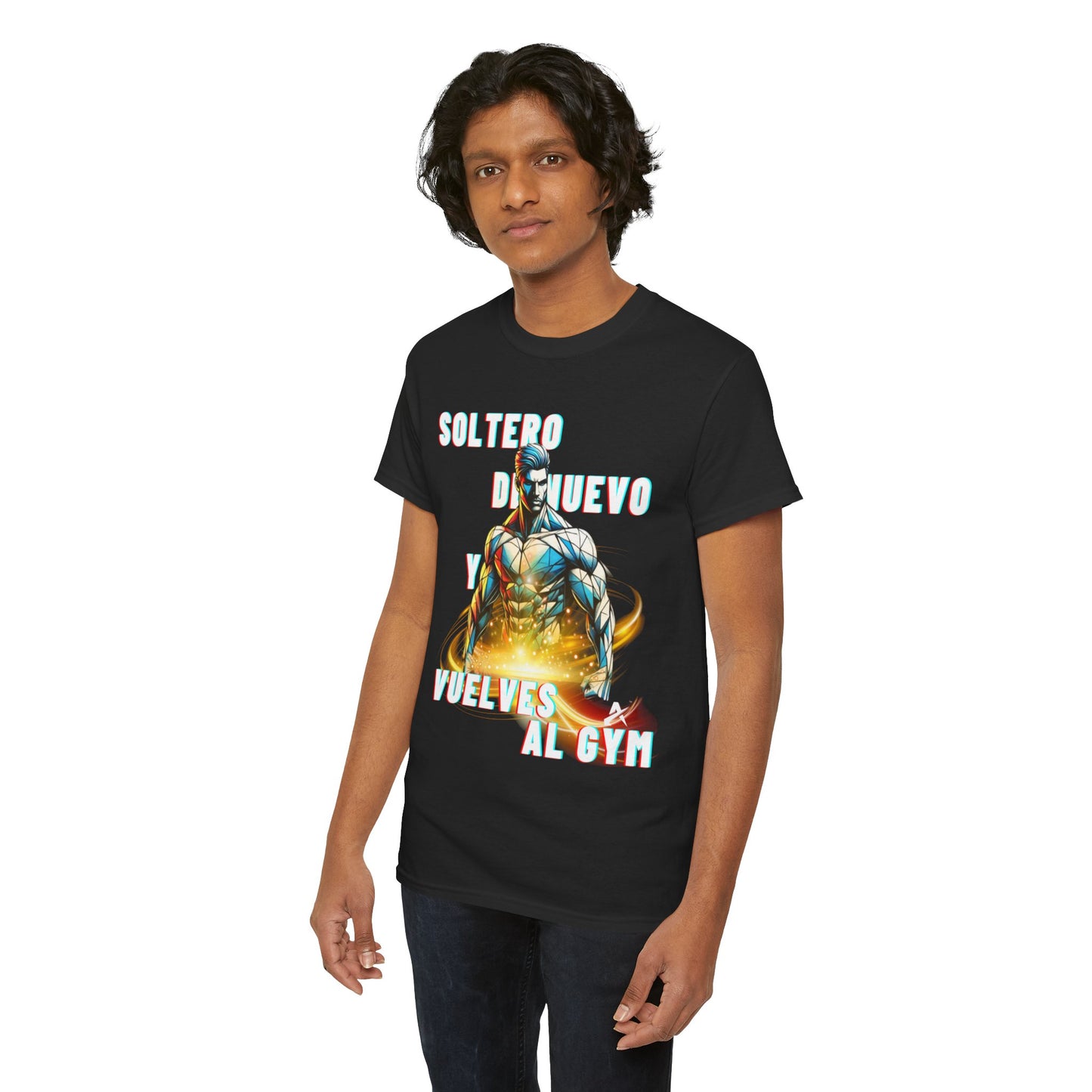 CAMISETA HOMBRE ALFA "SOLTERO DE NUEVO.."(EUROPA)
