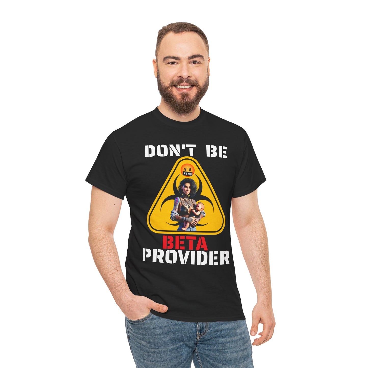 CAMISETA HOMBRE ALFA "DON'T BE BETA PROVIDER"(USA).