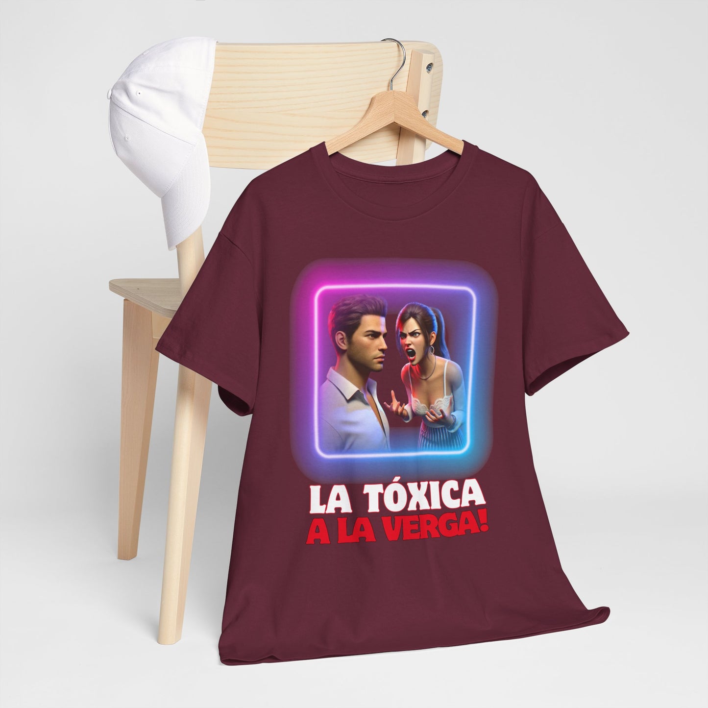 CAMISETA HOMBRE ALFA "LA TÓXICA A LA VERGA".(EUROPA).