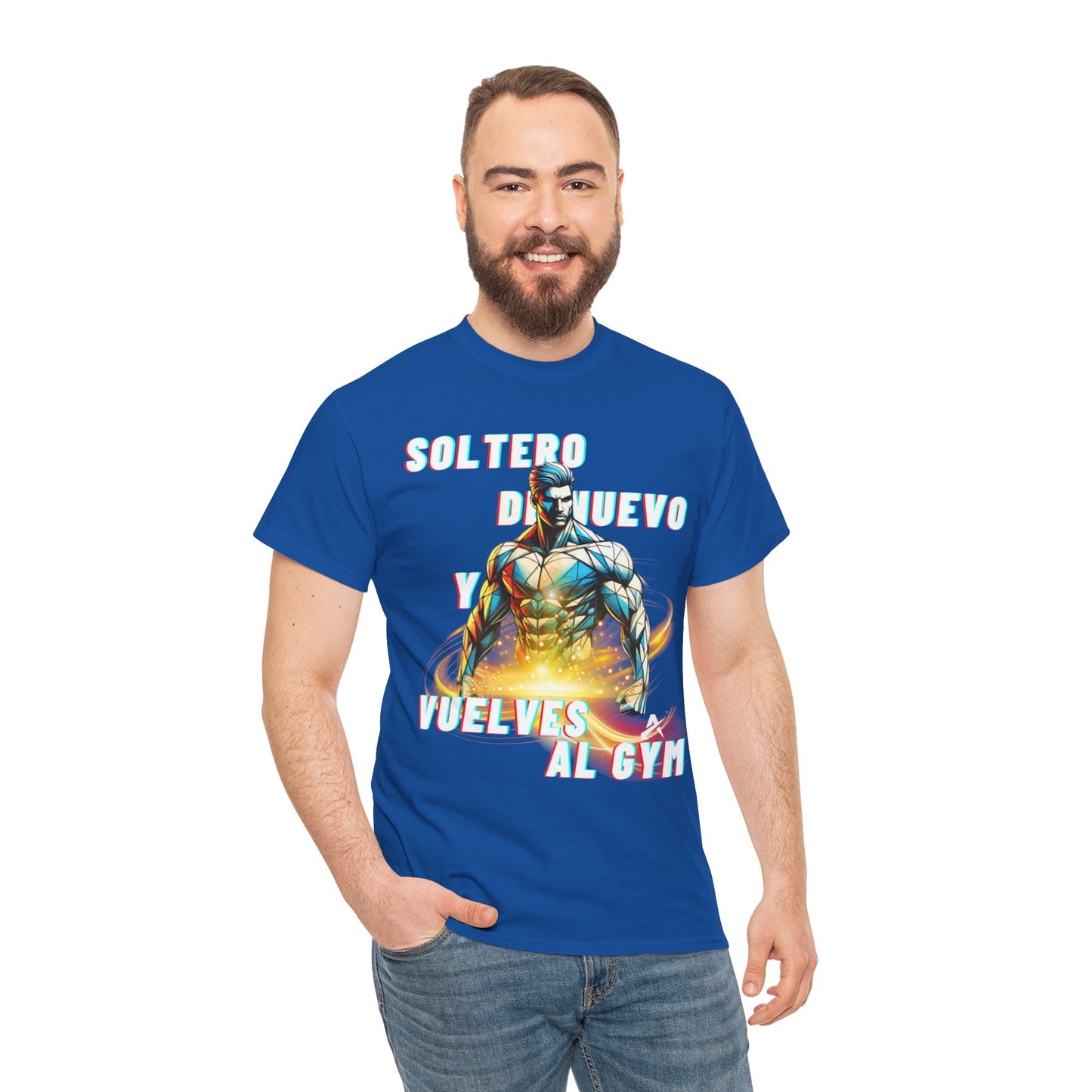 CAMISETA HOMBRE ALFA "SOLTERO DE NUEVO.."(EUROPA)