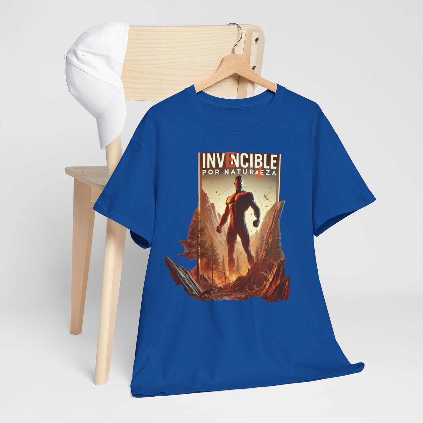 CAMISETA HOMBRE ALFA "INVENCIBLE POR NATURALEZA".(EUROPA).