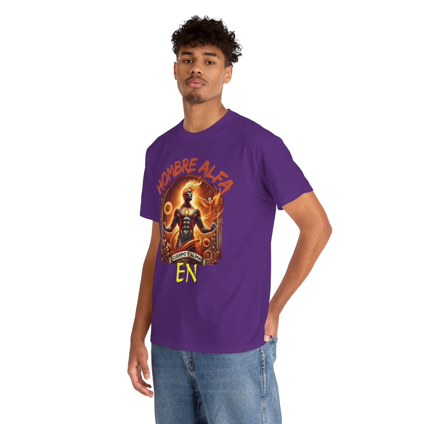 CAMISETA HOMBRE ALFA " EN CUERPO Y ALMA".(USA).