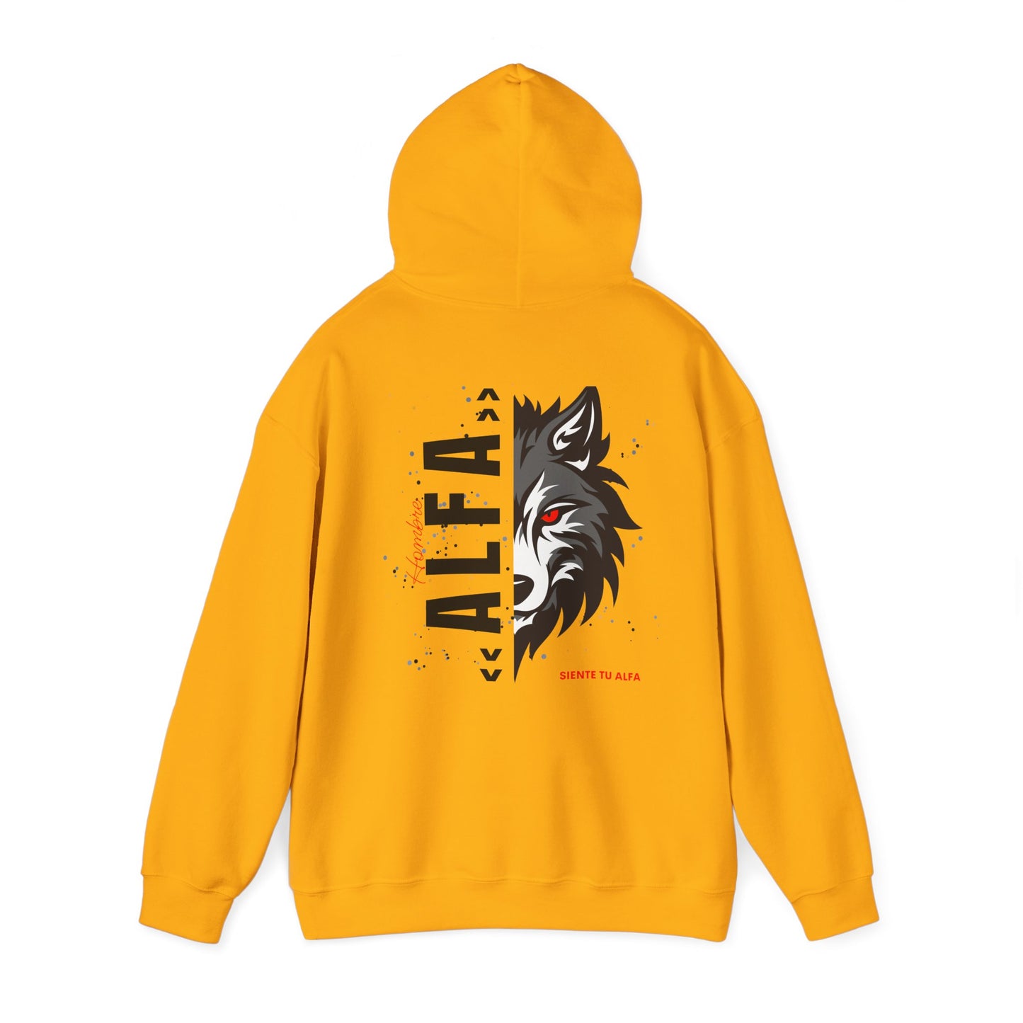SUDADERA CON GORRO "SIENTE TU ALFA". (EUROPA).