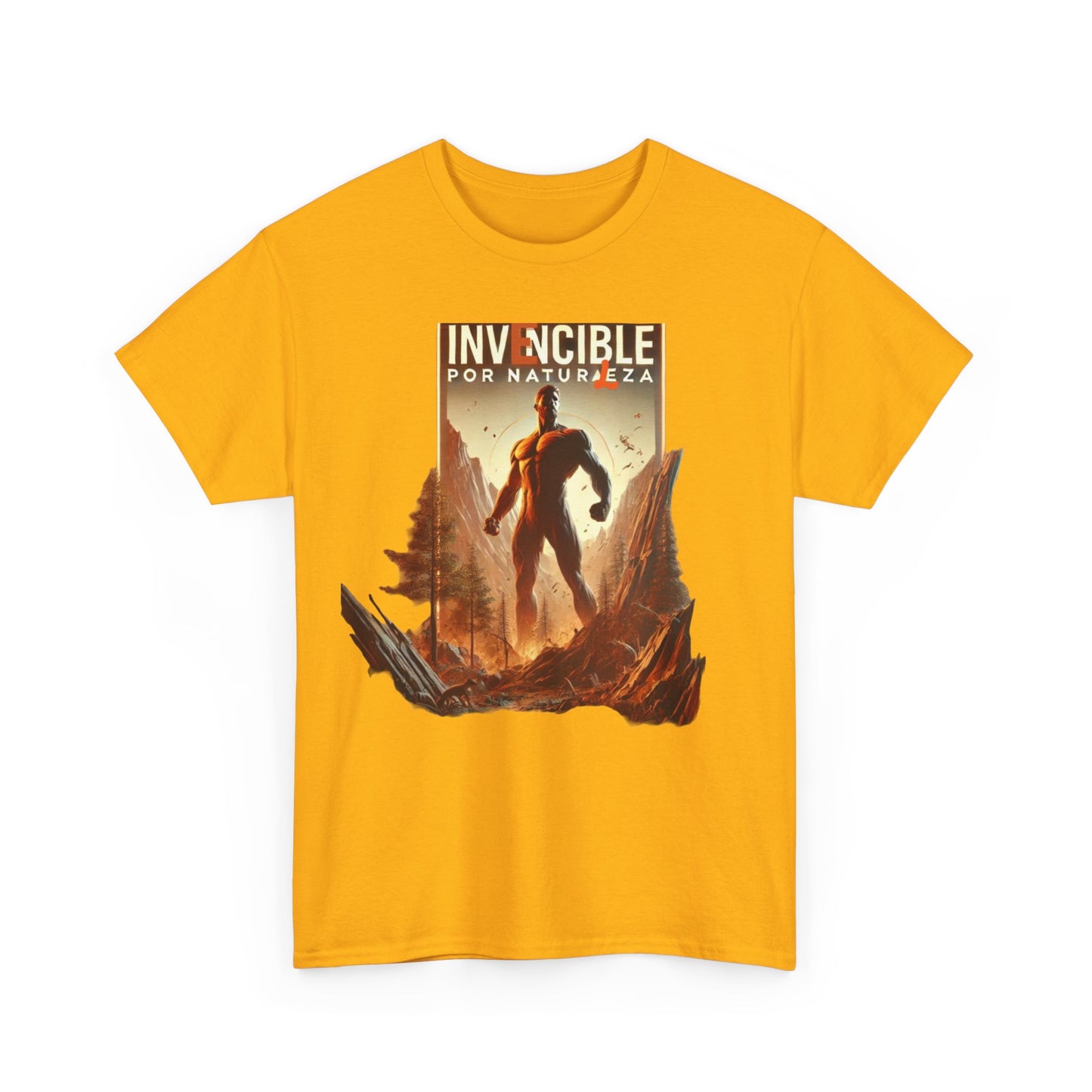 CAMISETA HOMBRE ALFA "INVENCIBLE POR NATURALEZA".(EUROPA).