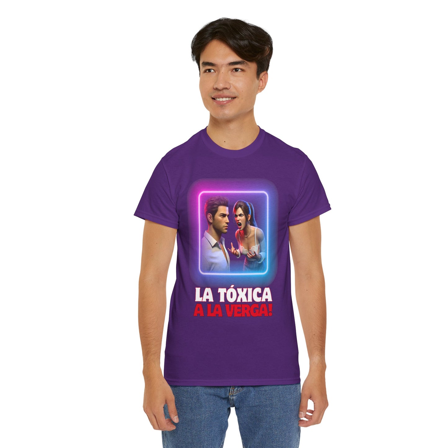 CAMISETA HOMBRE ALFA "LA TÓXICA A LA VERGA".(EUROPA).