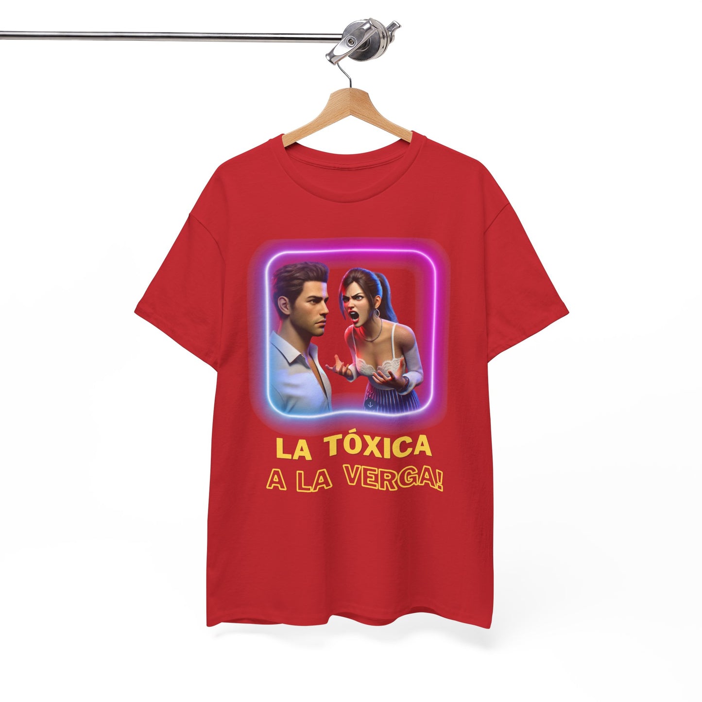 CAMISETA HOMBRE ALFA "LA TÓXICA A LA VERGA".(EUROPA).