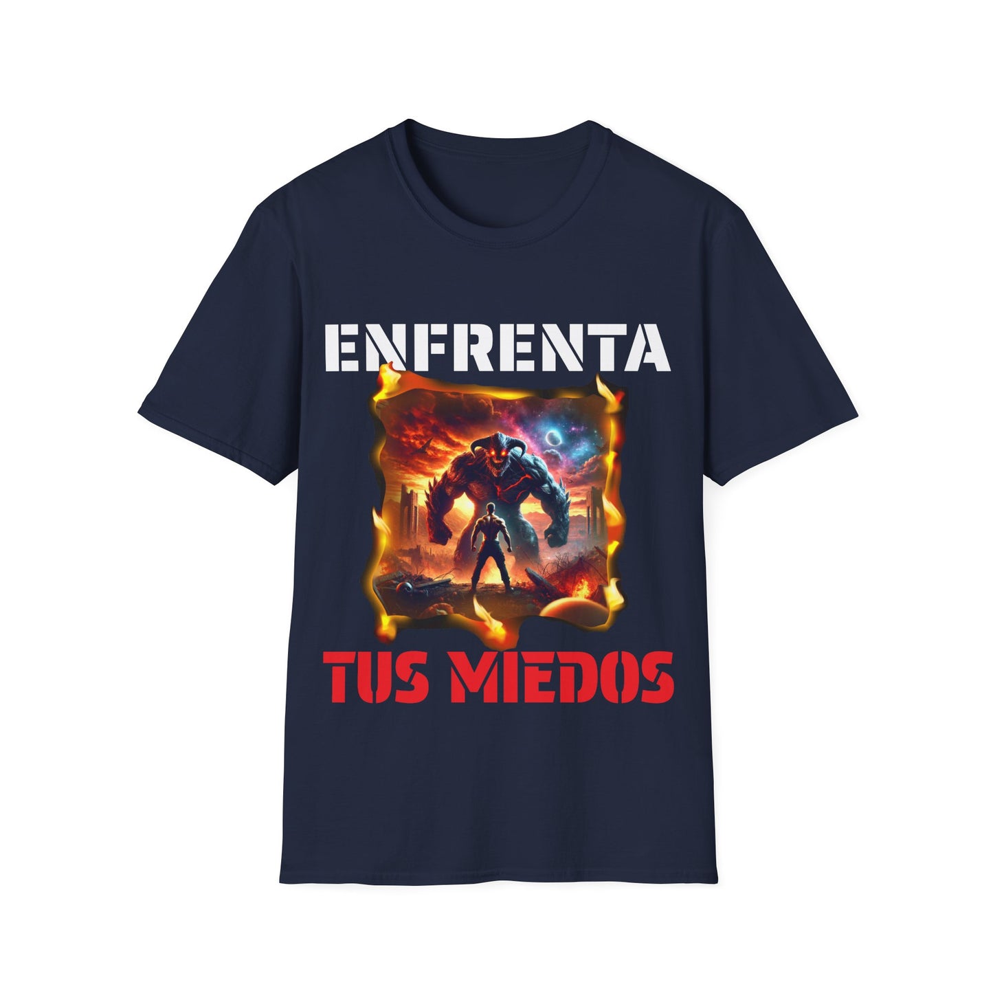 CAMISETA HOMBRE ALFA "ENFRENTA TUS MIEDOS".(EUROPA).