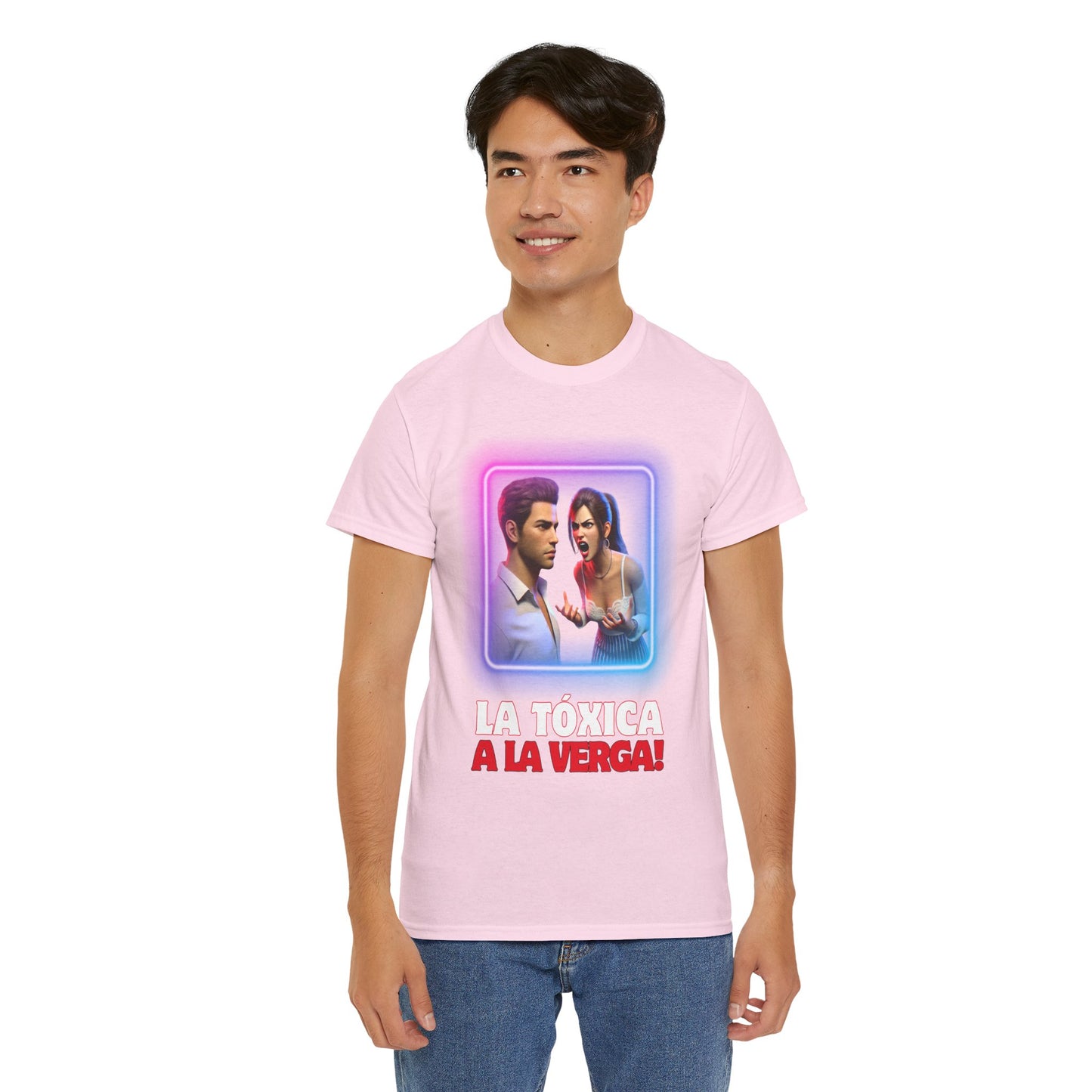 CAMISETA HOMBRE ALFA "LA TÓXICA A LA VERGA".(EUROPA).
