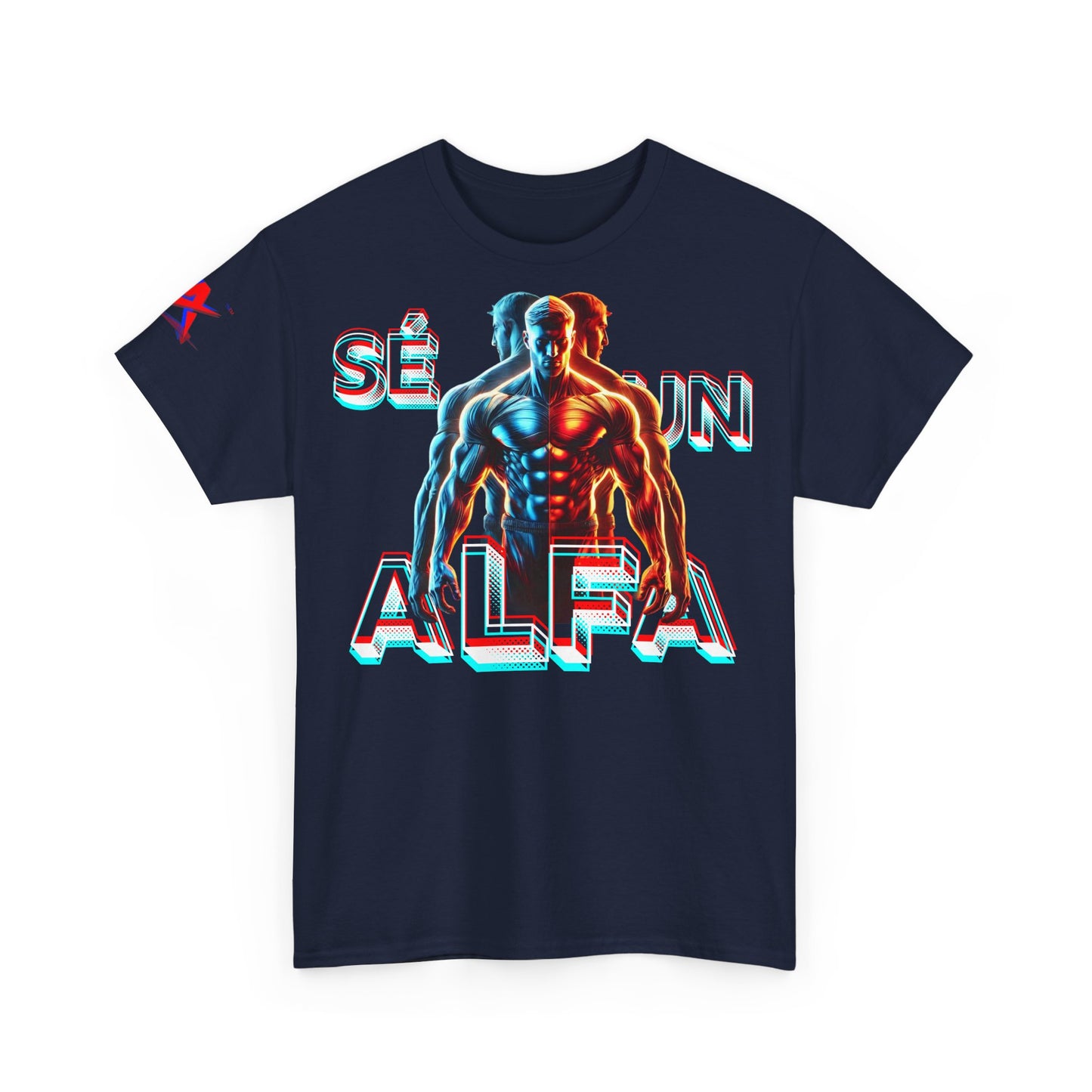 CAMISETA HOMBRE ALFA "SÉ UN ALFA".(EUROPA).