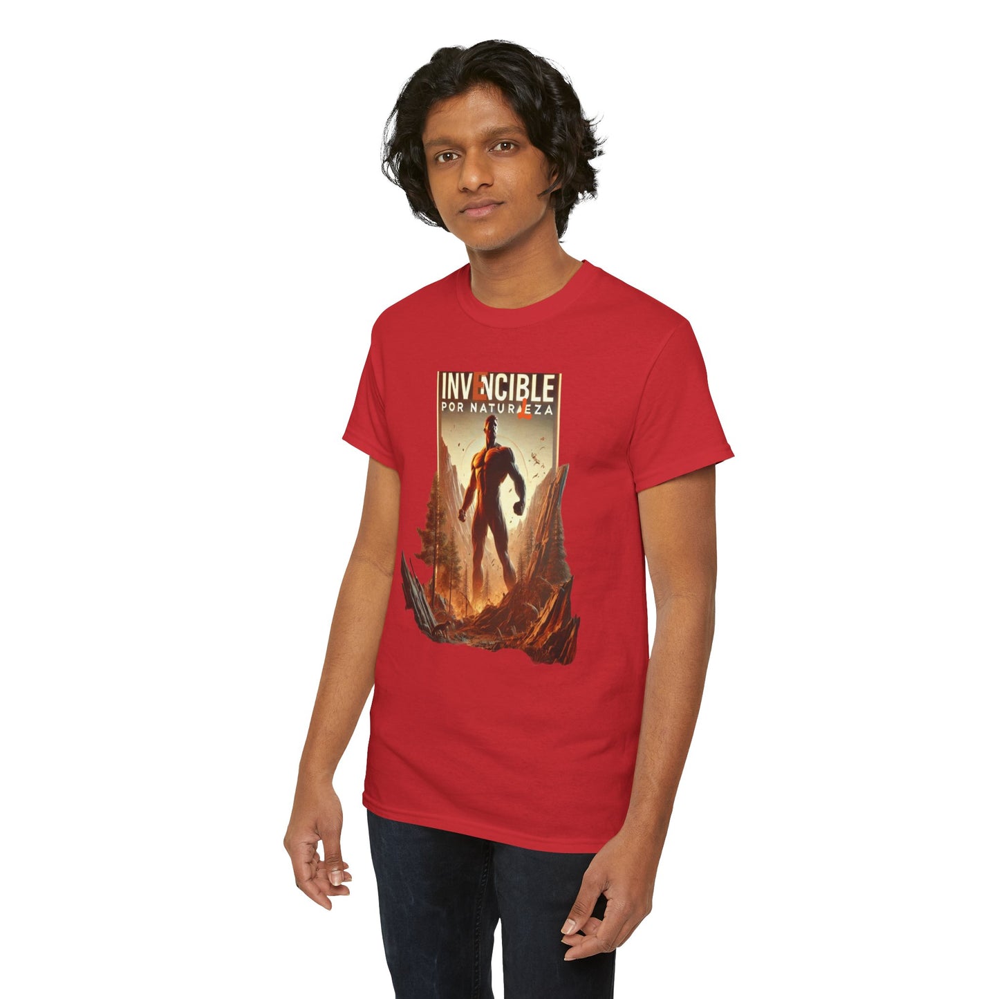 CAMISETA HOMBRE ALFA "INVENCIBLE POR NATURALEZA".(EUROPA).