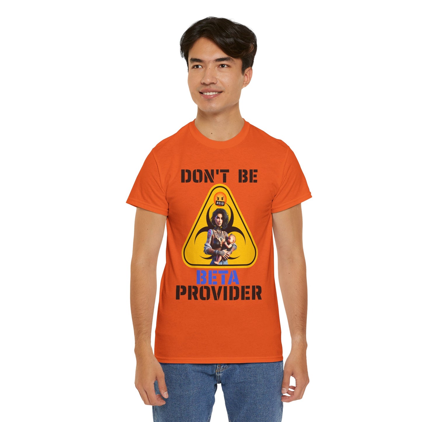 CAMISETA HOMBRE ALFA "DON'T BE BETA PROVIDER"(USA).