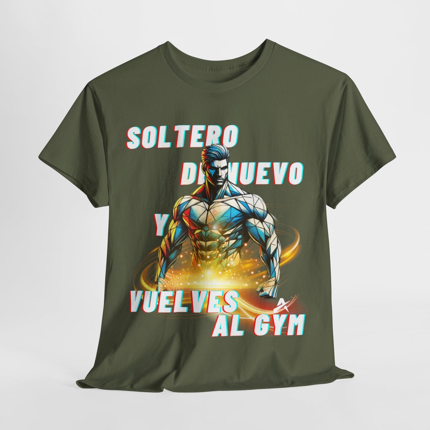 CAMISETA HOMBRE ALFA "SOLTERO DE NUEVO.."(EUROPA)