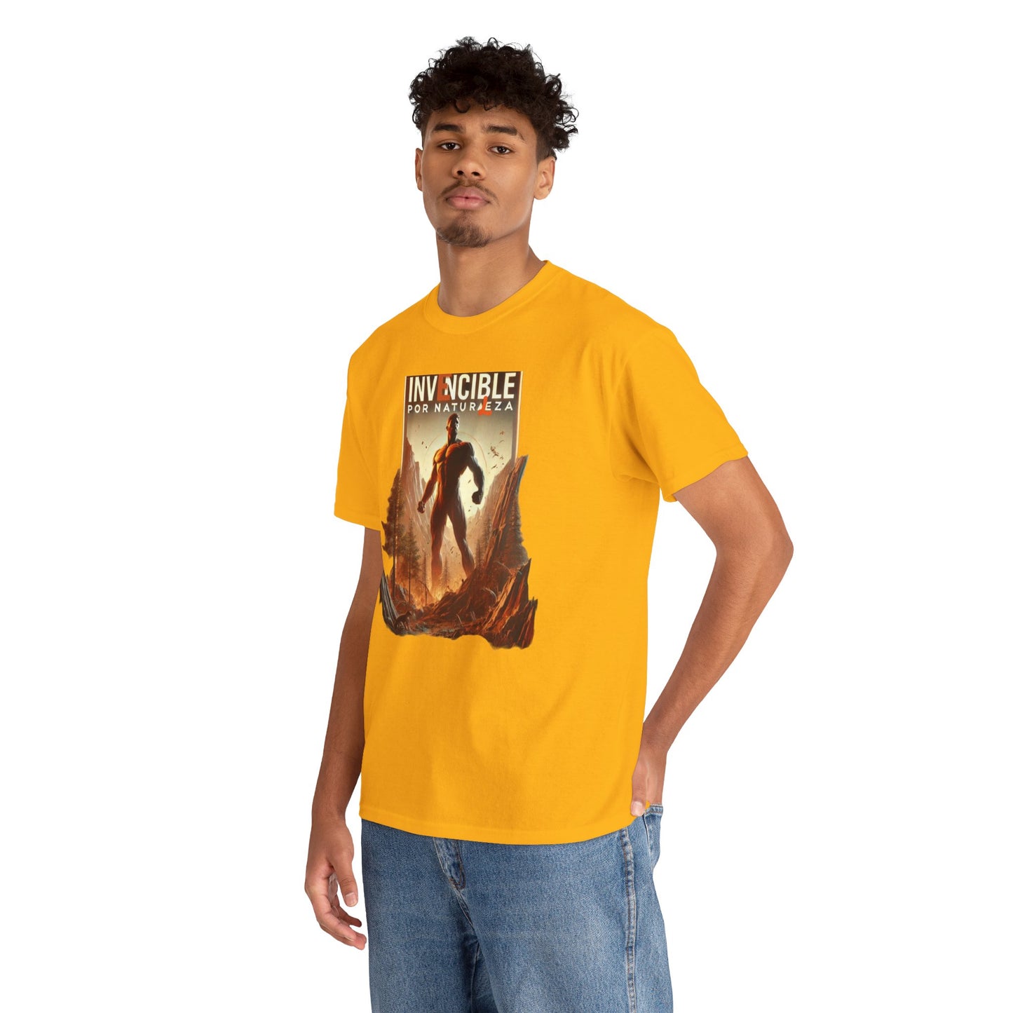 CAMISETA HOMBRE ALFA "INVENCIBLE POR NATURALEZA".(EUROPA).