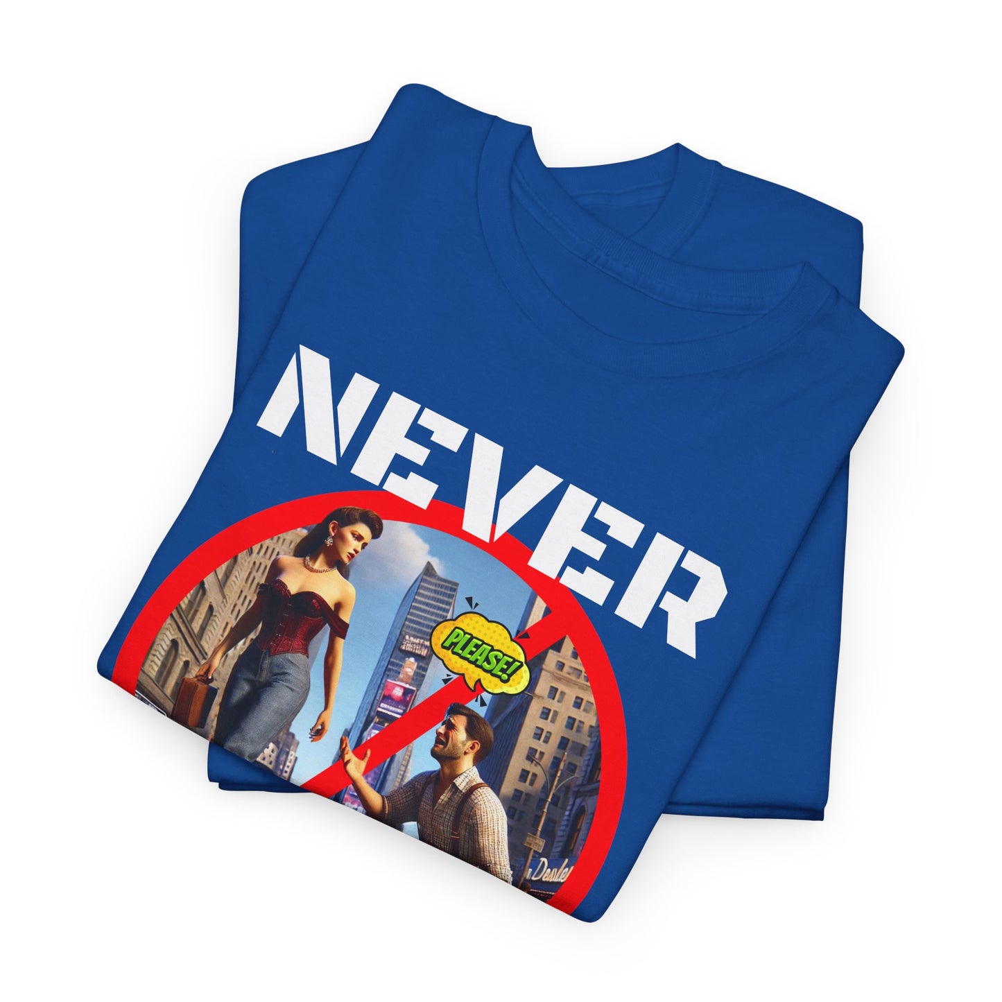 CAMISETA HOMBRE ALFA "NEVER SIMP". (USA)