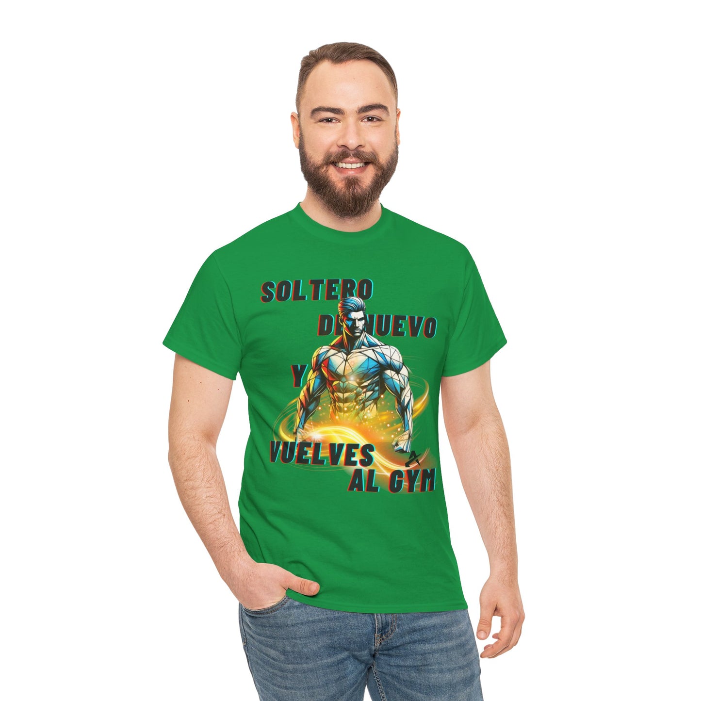 CAMISETA HOMBRE ALFA "SOLTERO DE NUEVO.."(EUROPA)