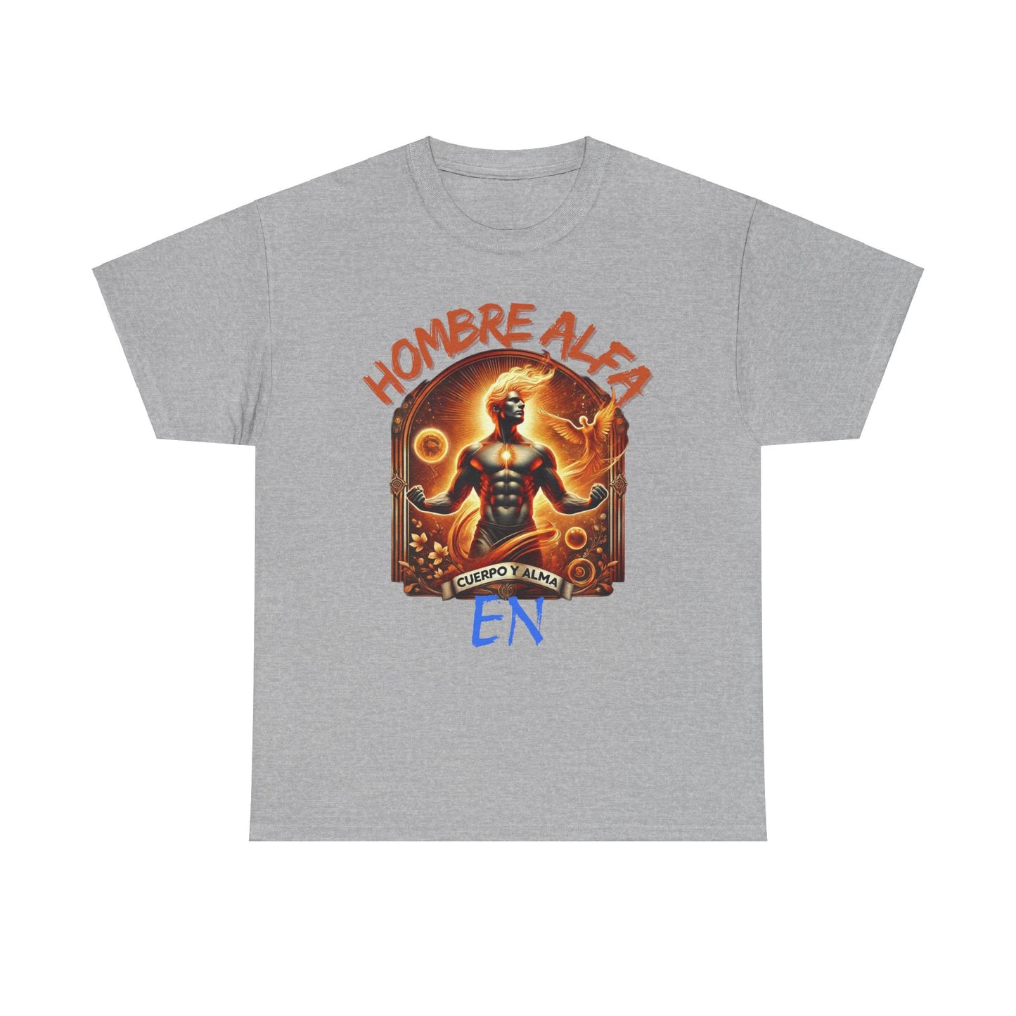 CAMISETA HOMBRE ALFA " EN CUERPO Y ALMA".(USA).