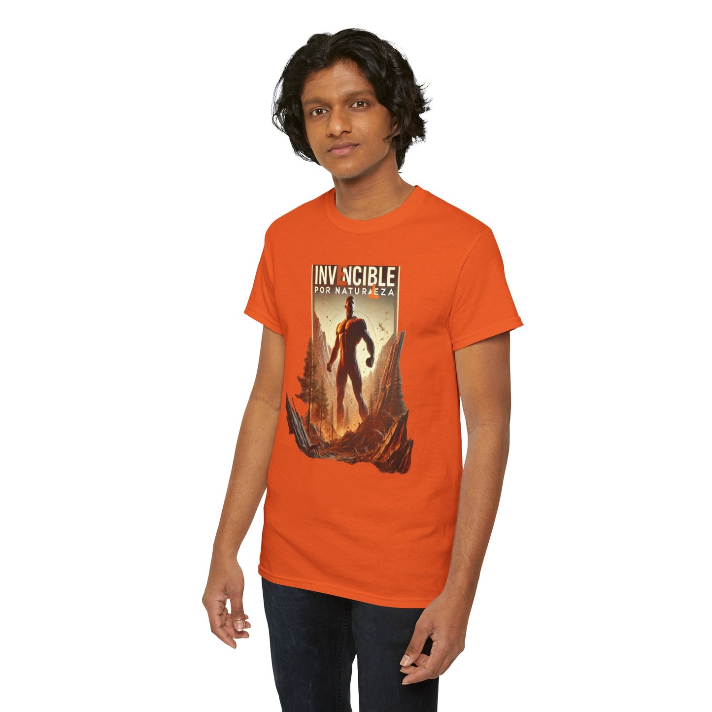 CAMISETA HOMBRE ALFA "INVENCIBLE POR NATURALEZA".(EUROPA).