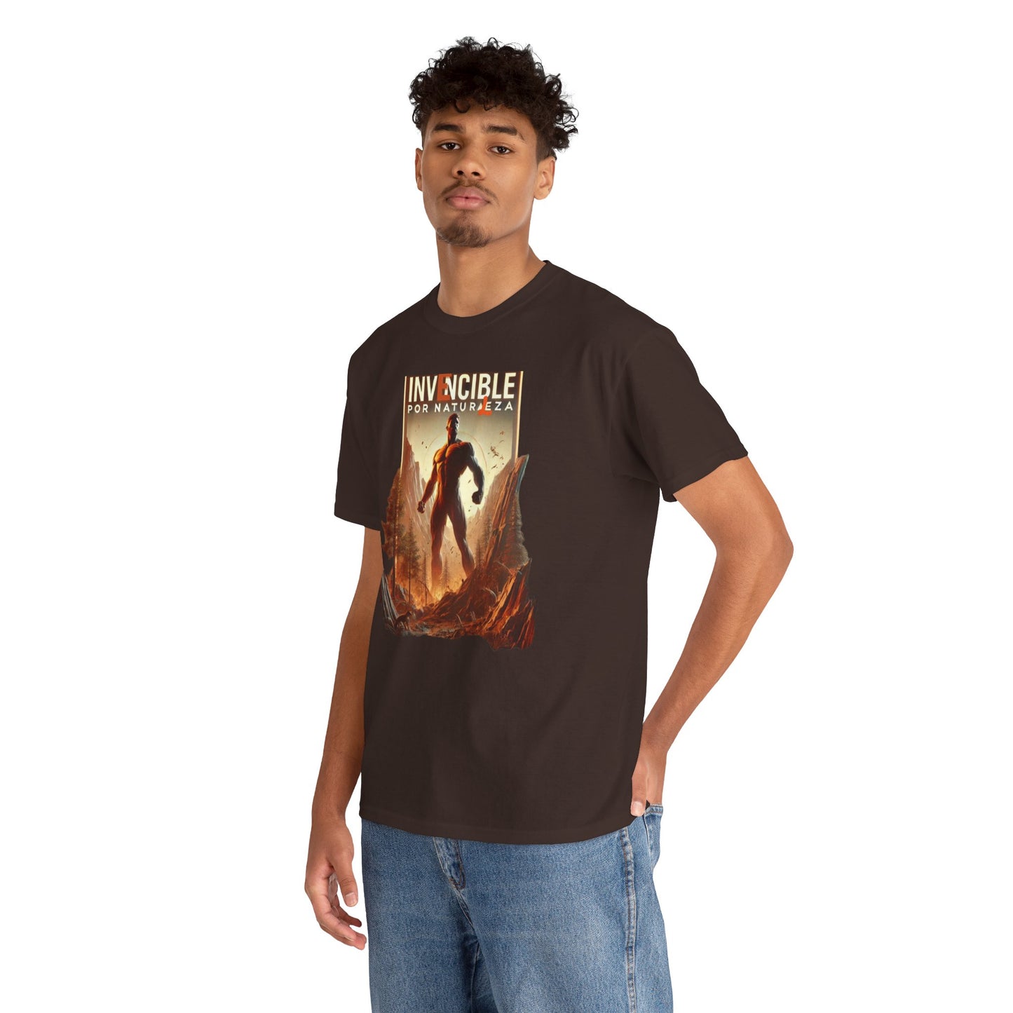 CAMISETA HOMBRE ALFA "INVENCIBLE POR NATURALEZA".(EUROPA).