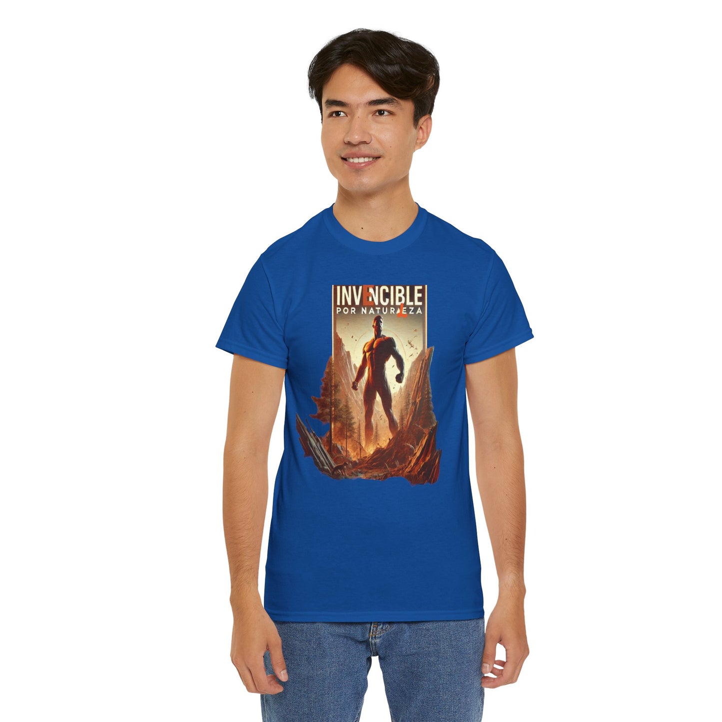 CAMISETA HOMBRE ALFA "INVENCIBLE POR NATURALEZA".(EUROPA).