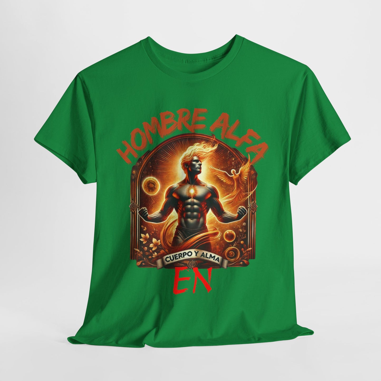 CAMISETA HOMBRE ALFA " EN CUERPO Y ALMA".(USA).