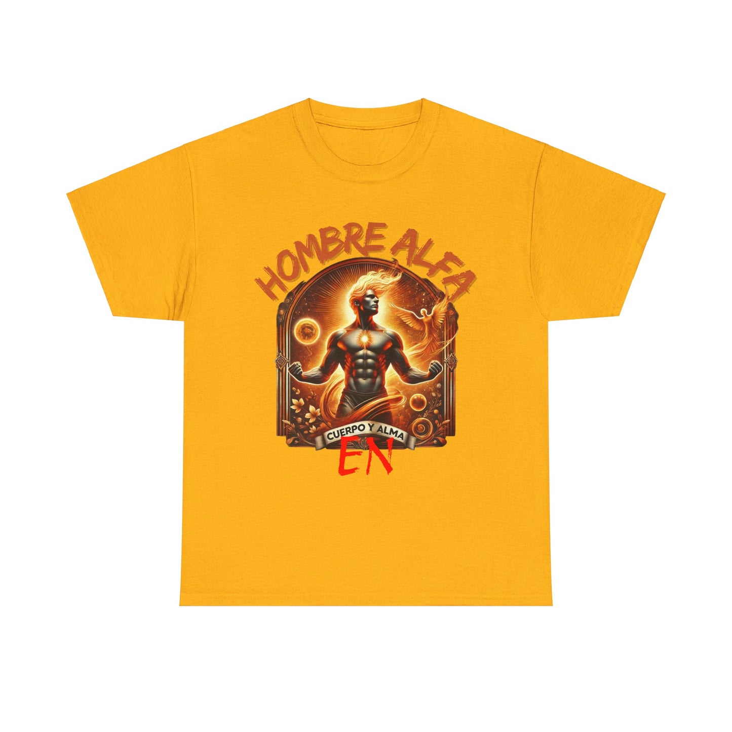 CAMISETA HOMBRE ALFA " EN CUERPO Y ALMA".(EUROPA).