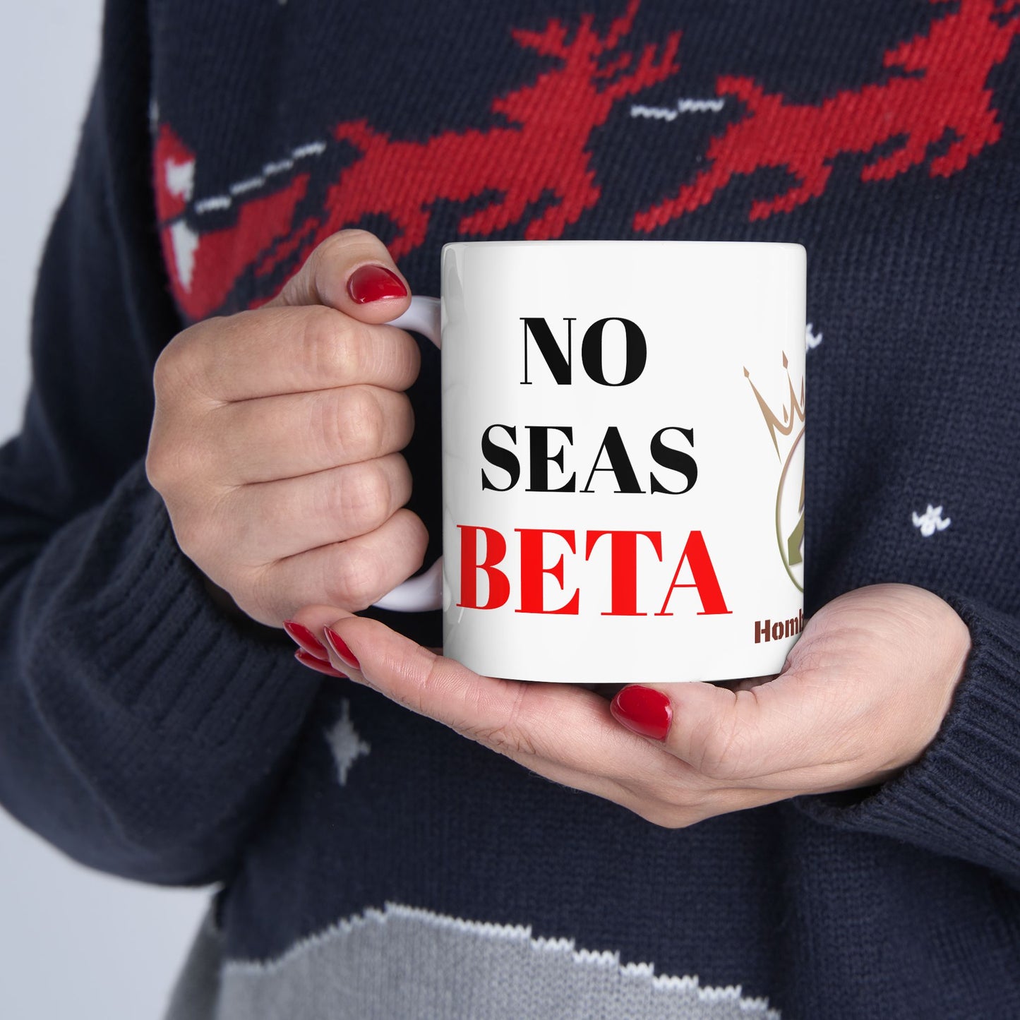 TAZA HOMBRE ALFA, "UN HOMBRE ALFA COMIENZA EL DÍA"... (USA).