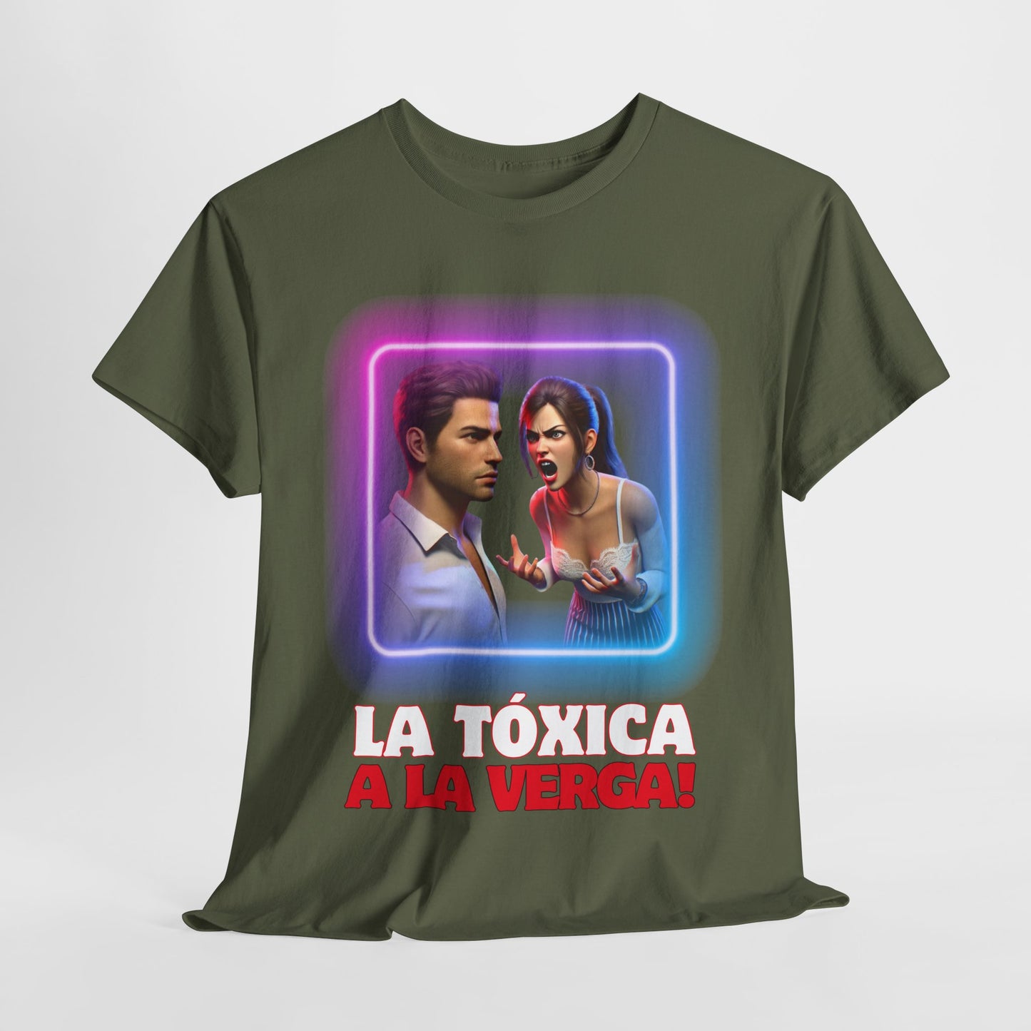 CAMISETA HOMBRE ALFA "LA TÓXICA A LA VERGA".(EUROPA).