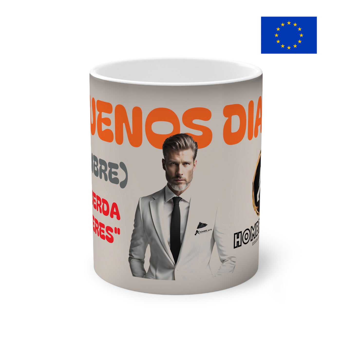 TAZA HOMBRE ALFA PERSONALIZABLE "CHANGE COLOR"-(EUROPA).