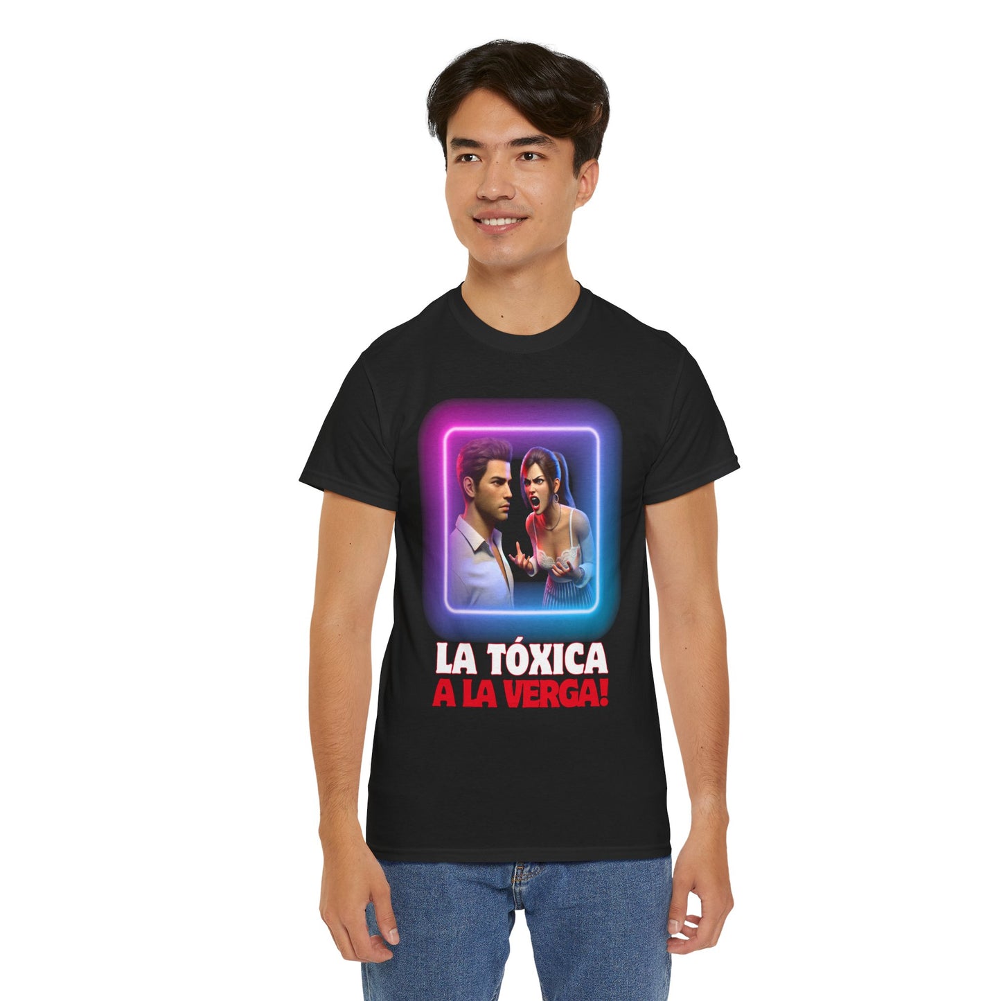CAMISETA HOMBRE ALFA "LA TÓXICA A LA VERGA".(EUROPA).