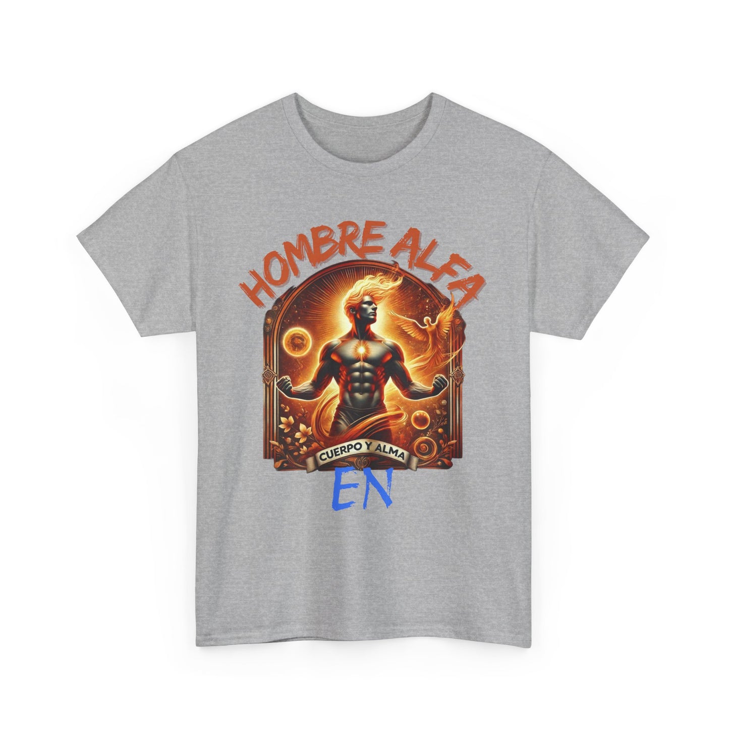 CAMISETA HOMBRE ALFA " EN CUERPO Y ALMA".(USA).