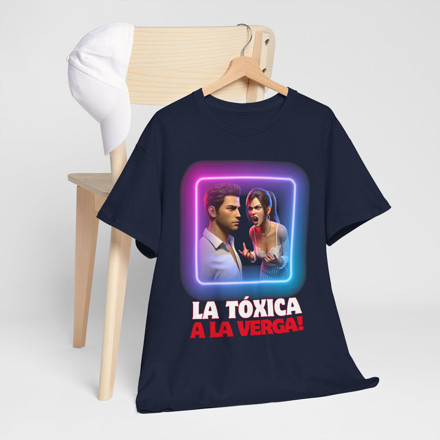 CAMISETA HOMBRE ALFA "LA TÓXICA A LA VERGA".(EUROPA).
