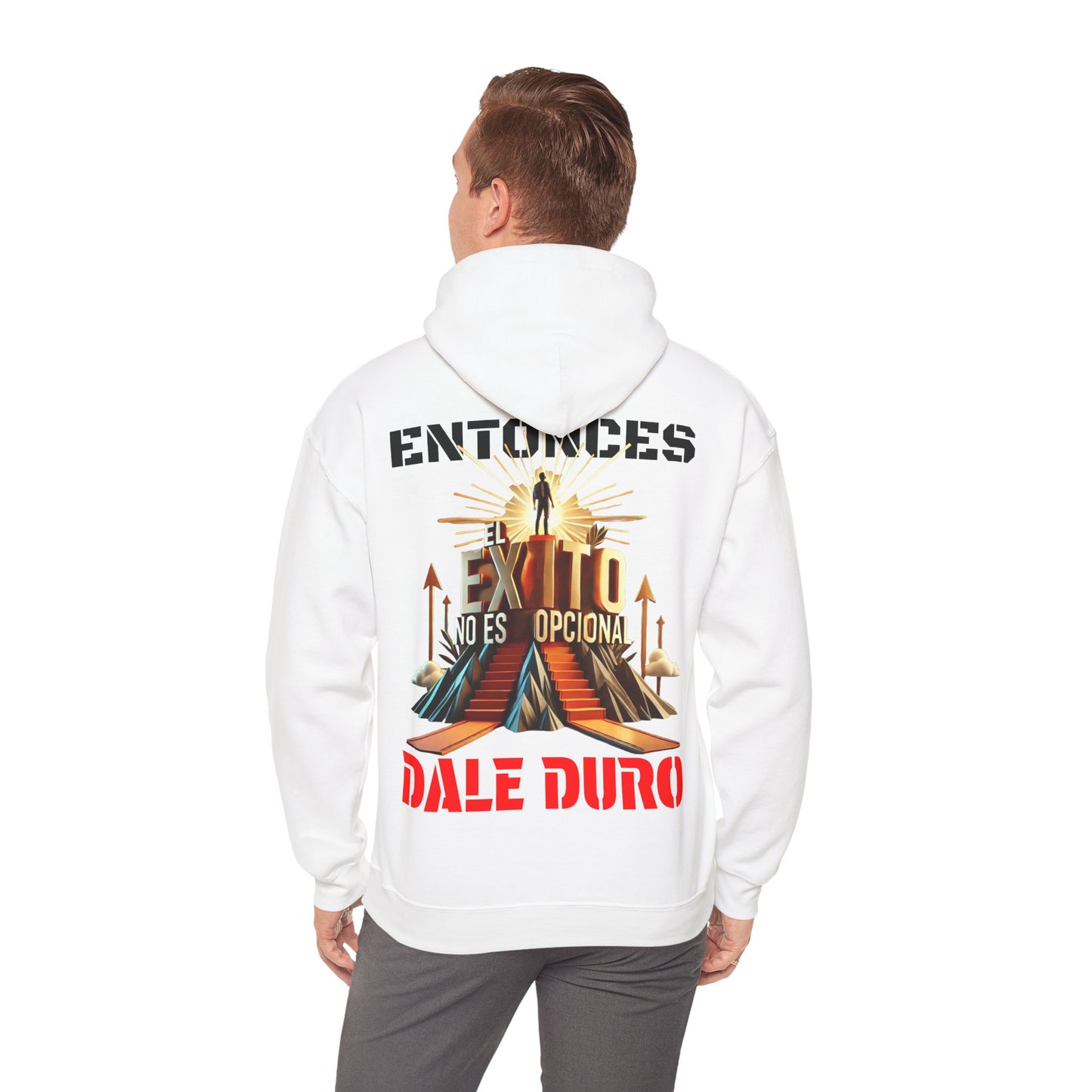 SUDADERA CON GORRO "EL ÉXITO NO ES OPCIONAL" (EUROPA).