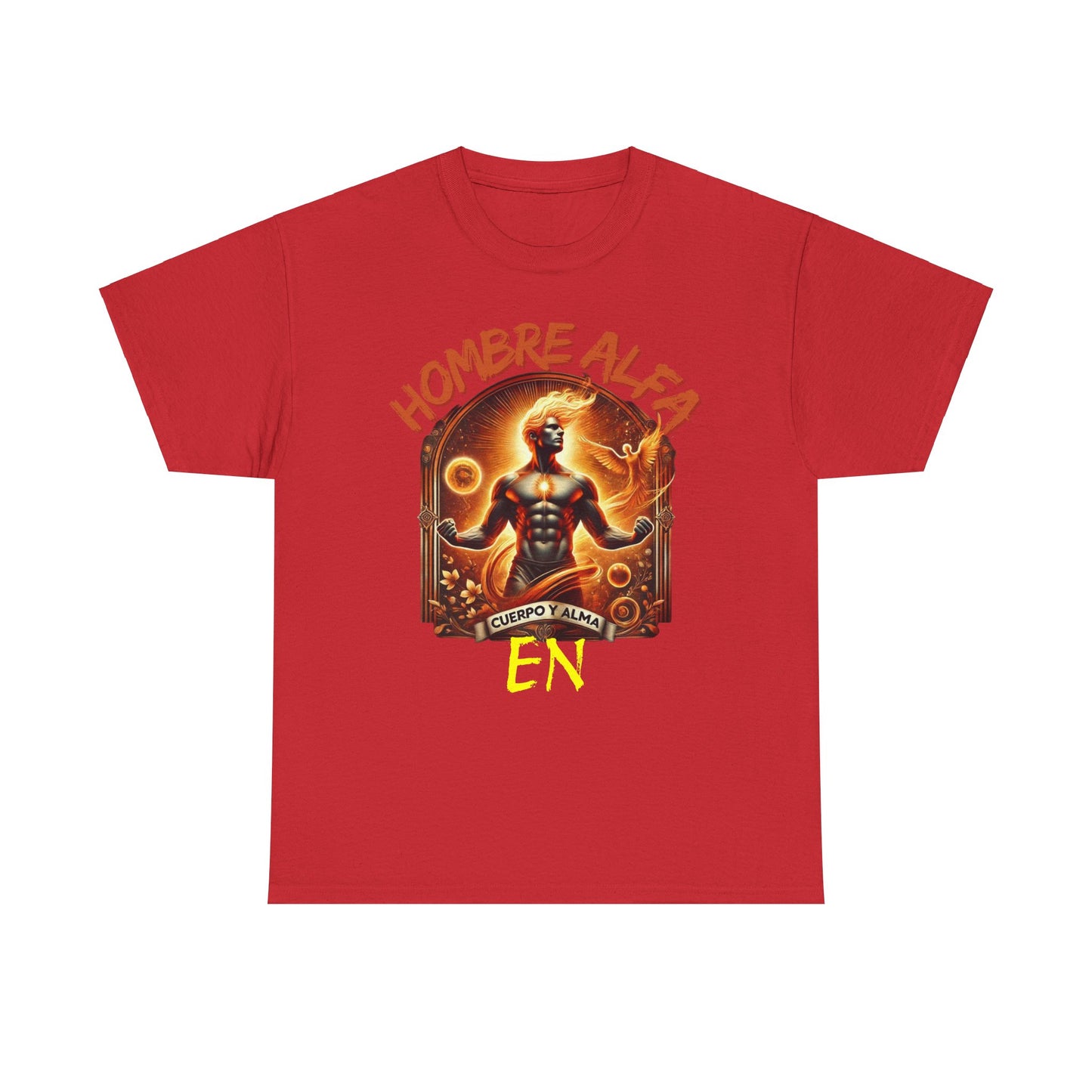 CAMISETA HOMBRE ALFA " EN CUERPO Y ALMA".(USA).