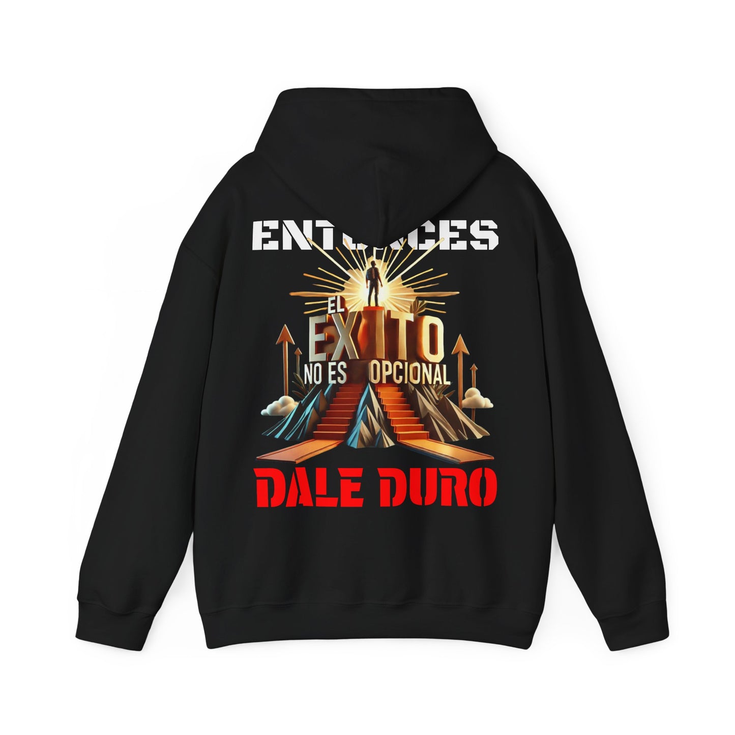 SUDADERA CON GORRO "EL ÉXITO NO ES OPCIONAL" (EUROPA).