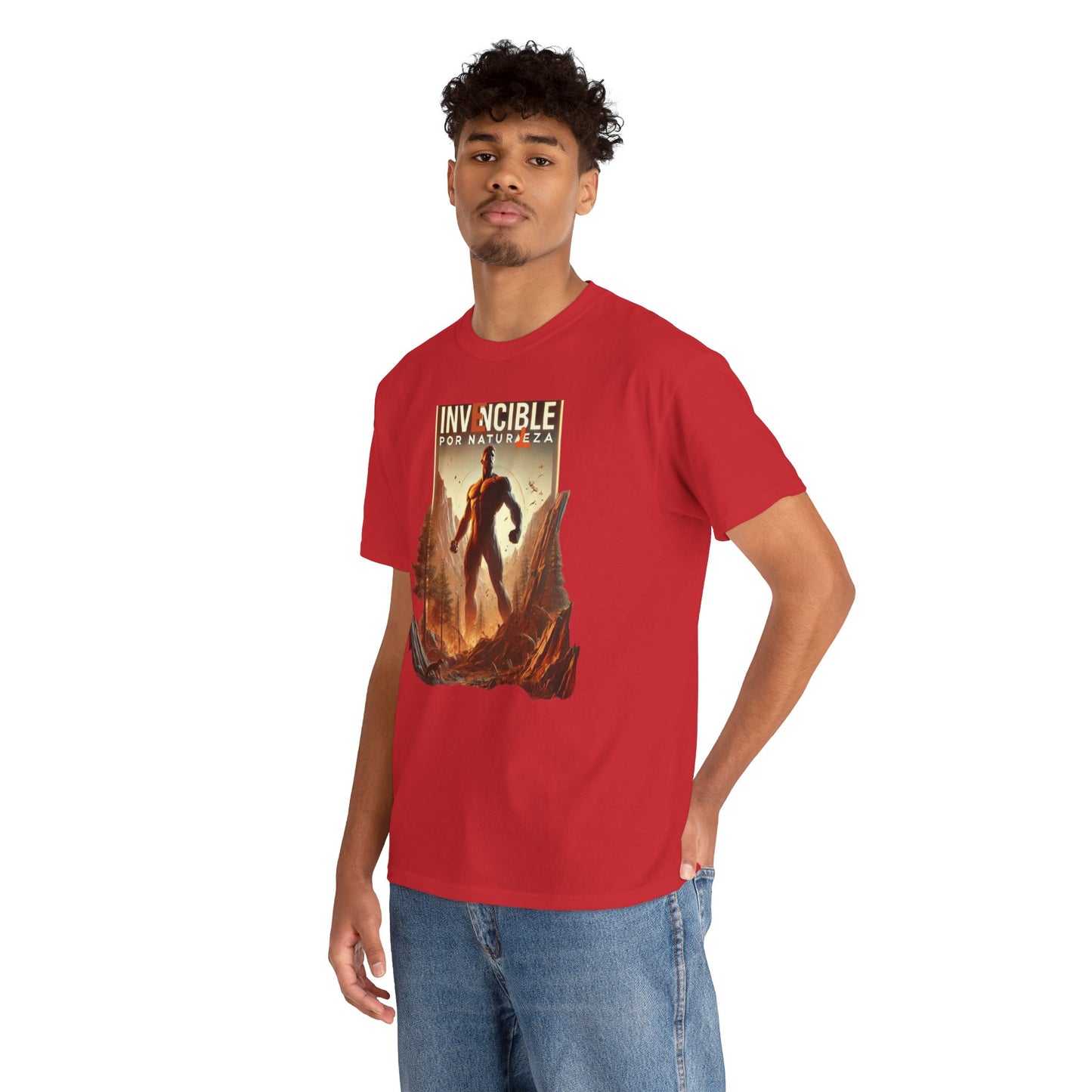 CAMISETA HOMBRE ALFA "INVENCIBLE POR NATURALEZA".(EUROPA).