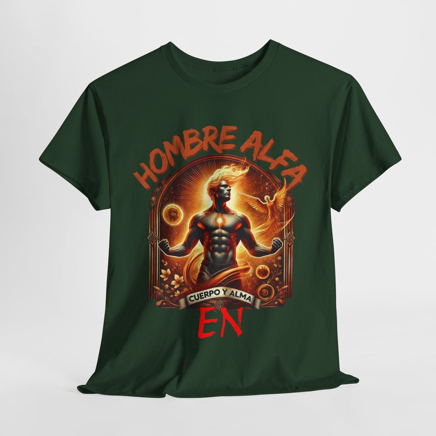 CAMISETA HOMBRE ALFA " EN CUERPO Y ALMA".(USA).