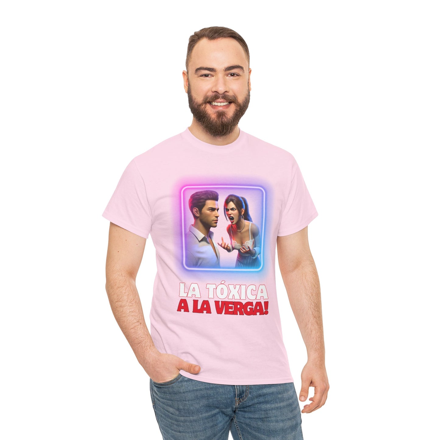 CAMISETA HOMBRE ALFA "LA TÓXICA A LA VERGA".(EUROPA).