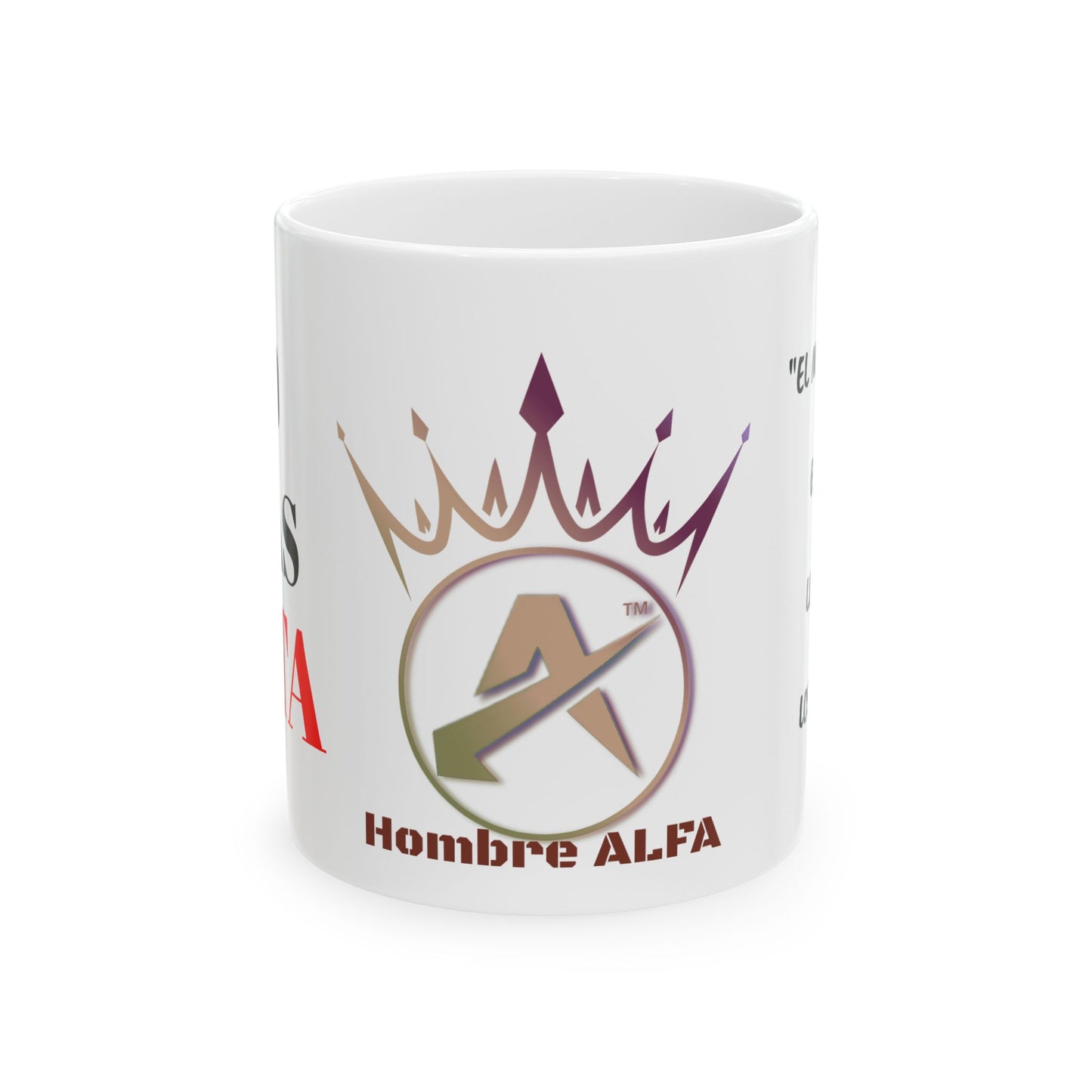 TAZA HOMBRE ALFA, "EL MATRIMONIO ES EL ATAÚD Y LOS HIJOS SON LOS CLAVOS". (USA).