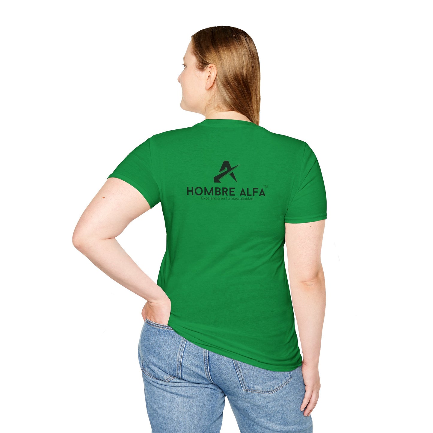 CAMISETA HOMBRE ALFA "EL AMOR NO ES GRATIS".(USA)