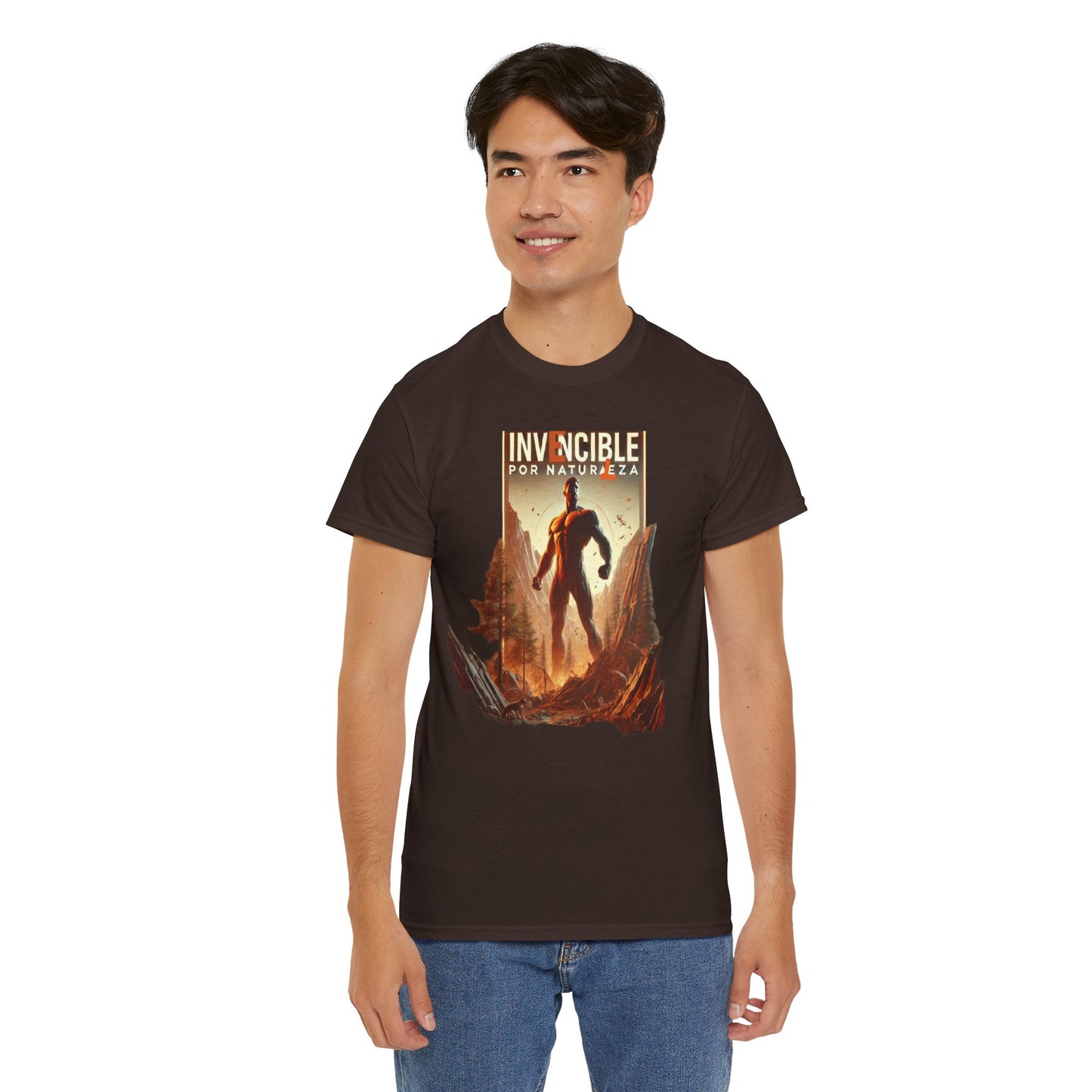 CAMISETA HOMBRE ALFA "INVENCIBLE POR NATURALEZA".(EUROPA).