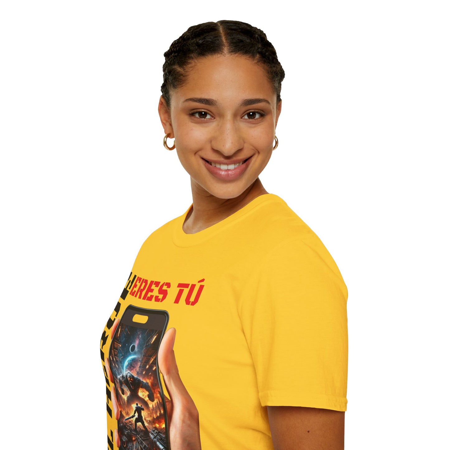 CAMISETA HOMBRE ALFA "EL HÉROE ERES TÚ".(EUROPA).
