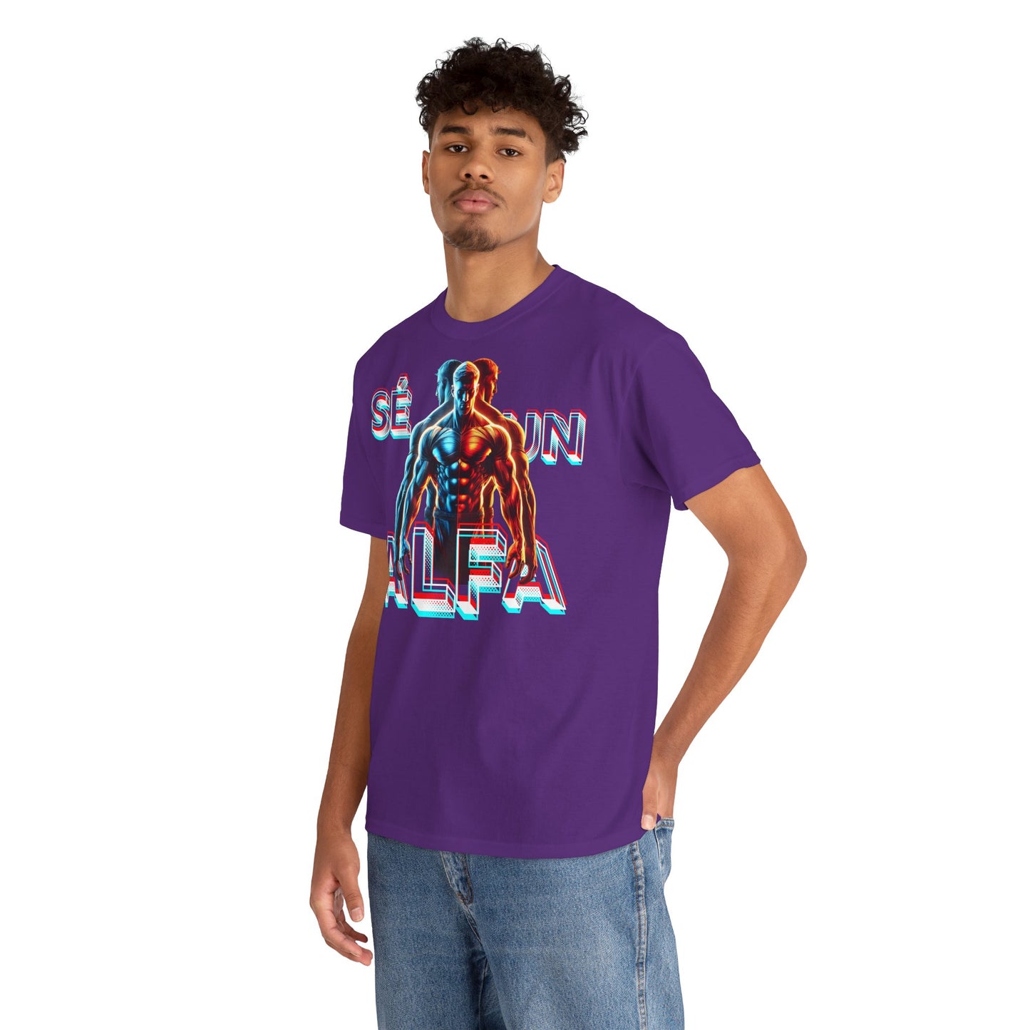 CAMISETA HOMBRE ALFA "SÉ UN ALFA".(EUROPA).